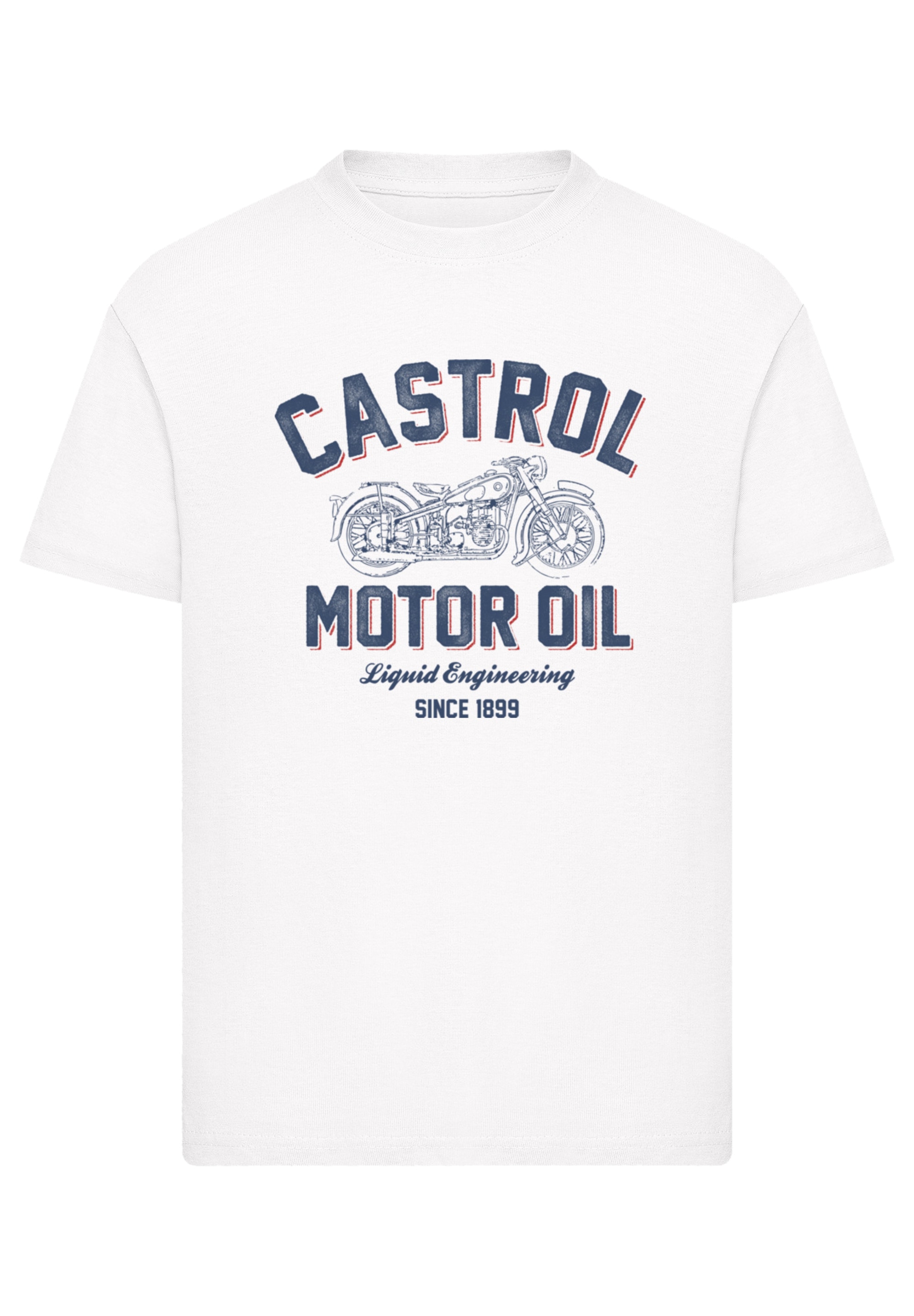 F4NT4STIC Mädchen T-Shirt "Castrol Liquid Engineering"weiß, Gr. 158, Obermaterial: 100% Baumwolle, Shirts, Official Merch