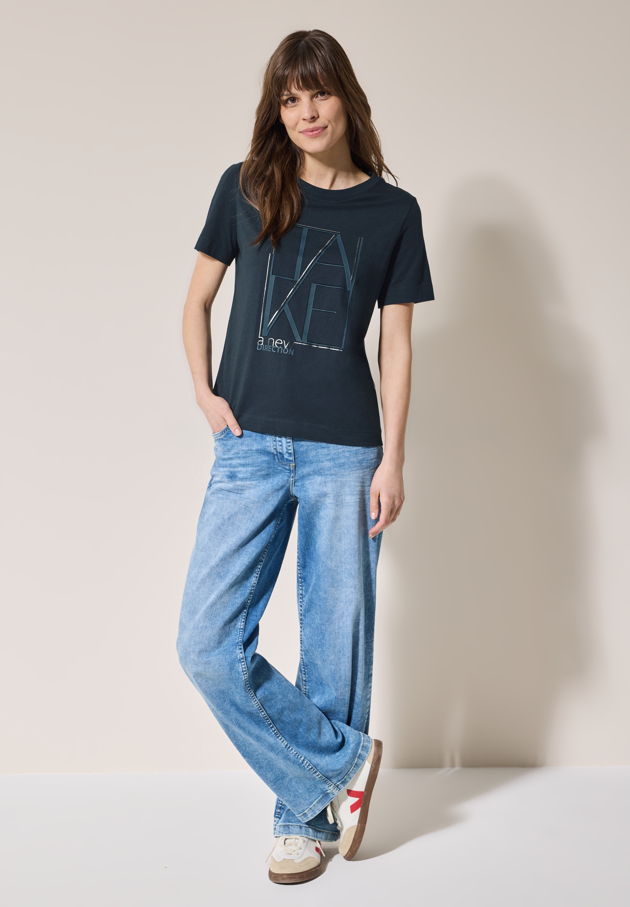 Thumbnail - Cecil T-Shirt, aus reiner Baumwolle