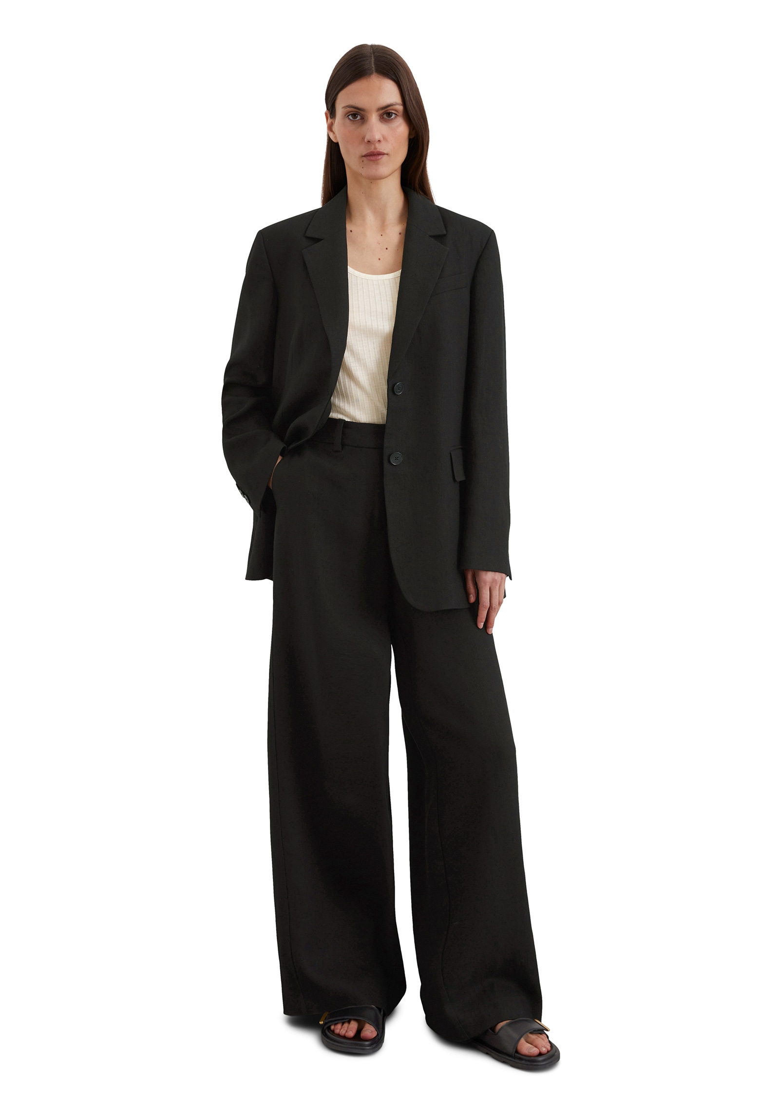 Marc O'Polo Longblazer »aus Leinen-Viskose-Mix«