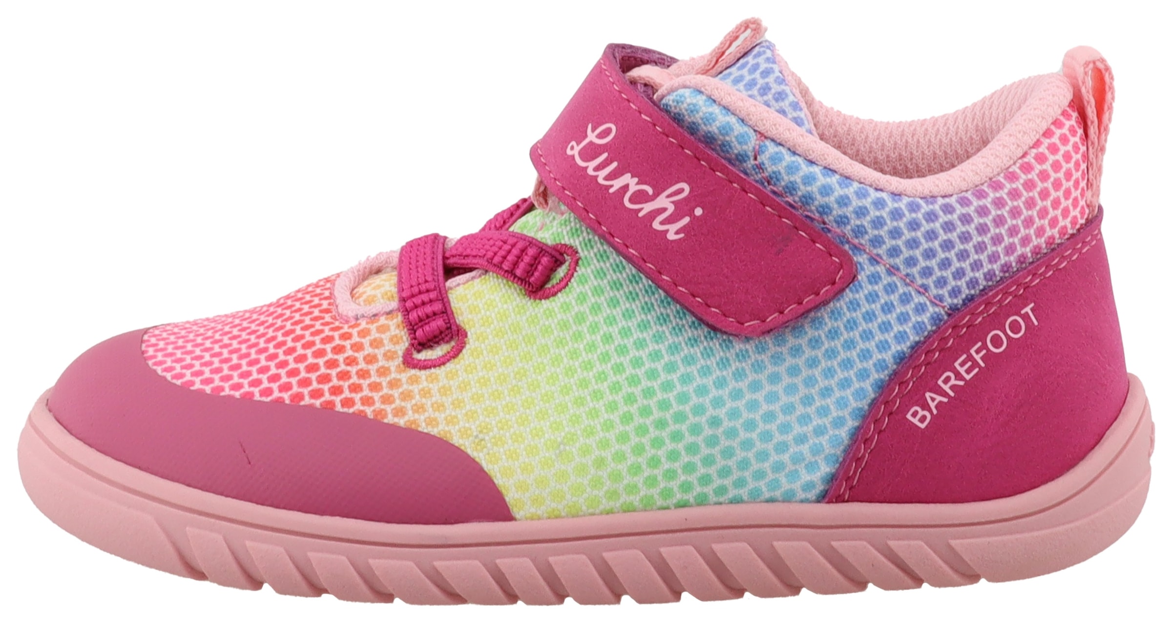 Lurchi Barfußschuh »Baran, Barefoot«, Slipper, mit Farbverlauf, Größenschablone zum Download