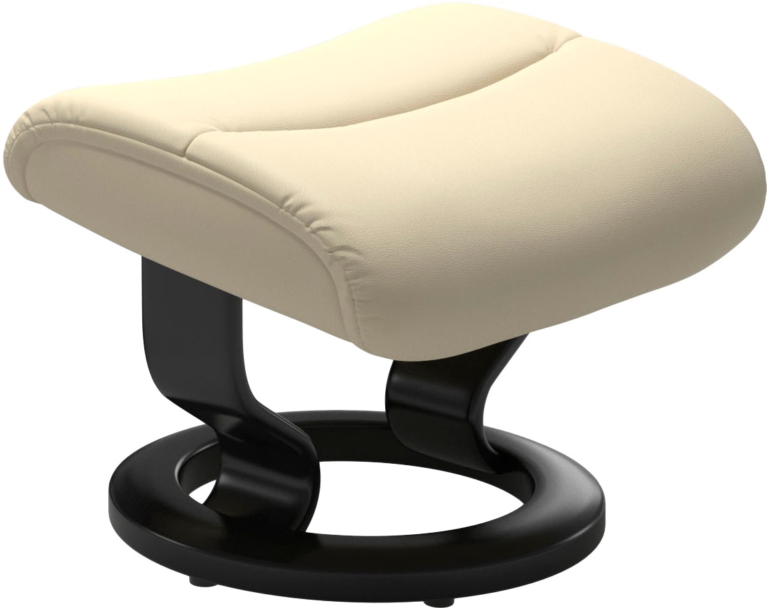Stressless® Relaxsessel »View«, (Set, Relaxsessel mit Hocker), mit Classic Base, Größe S,Gestell Schwarz