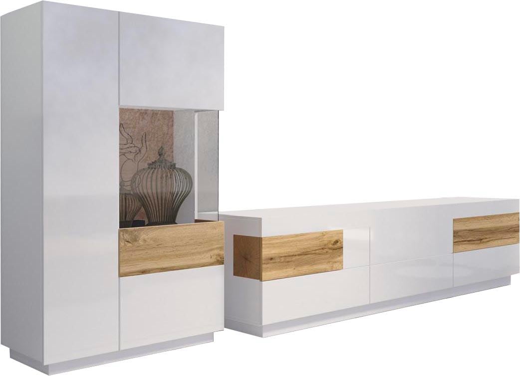 INOSIGN Wohnwand "Silke" Set, 2 Stk. tlg. günstig online kaufen