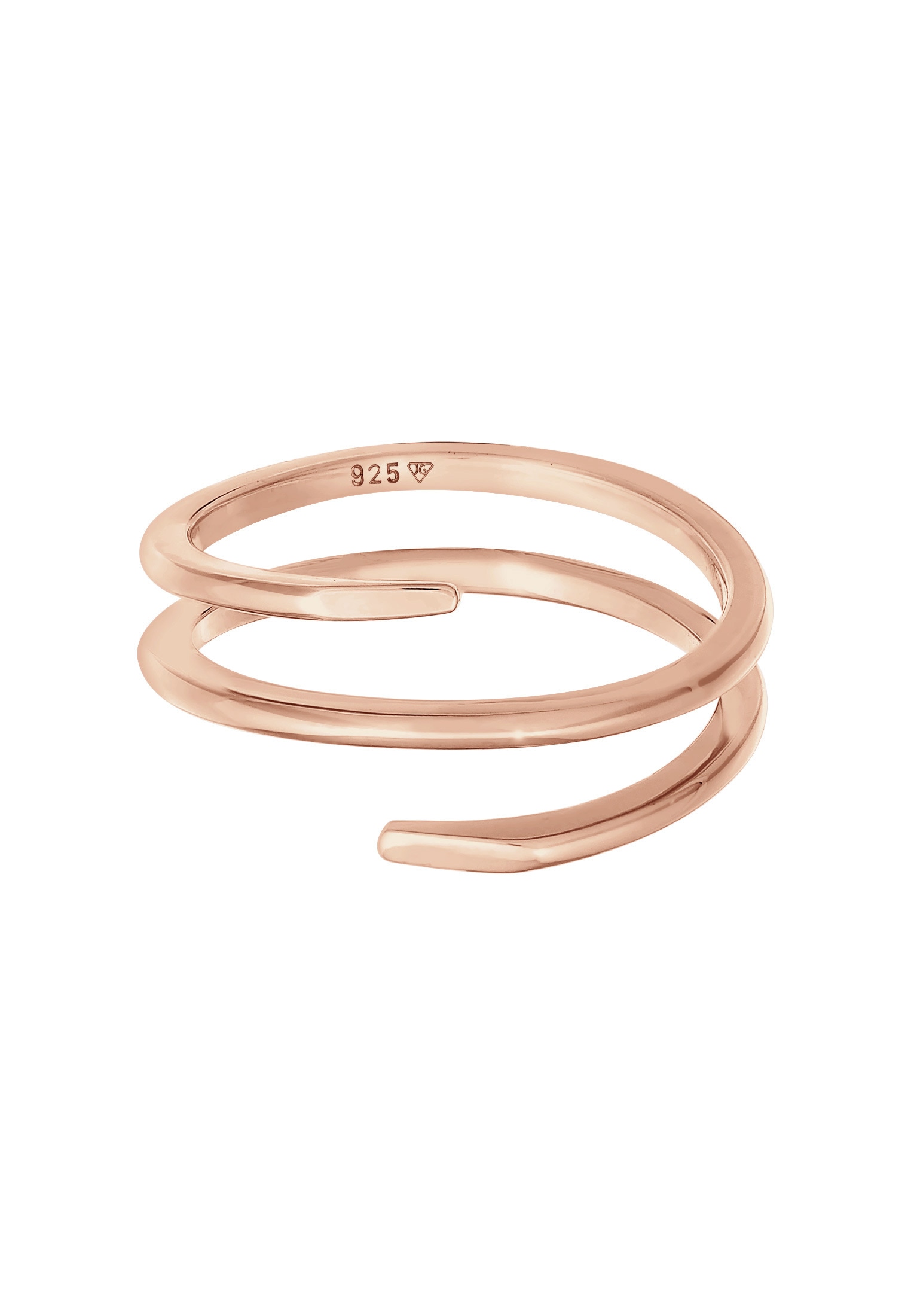 Elli Fingerring »Wickelring Twist Fein 925 Silber«