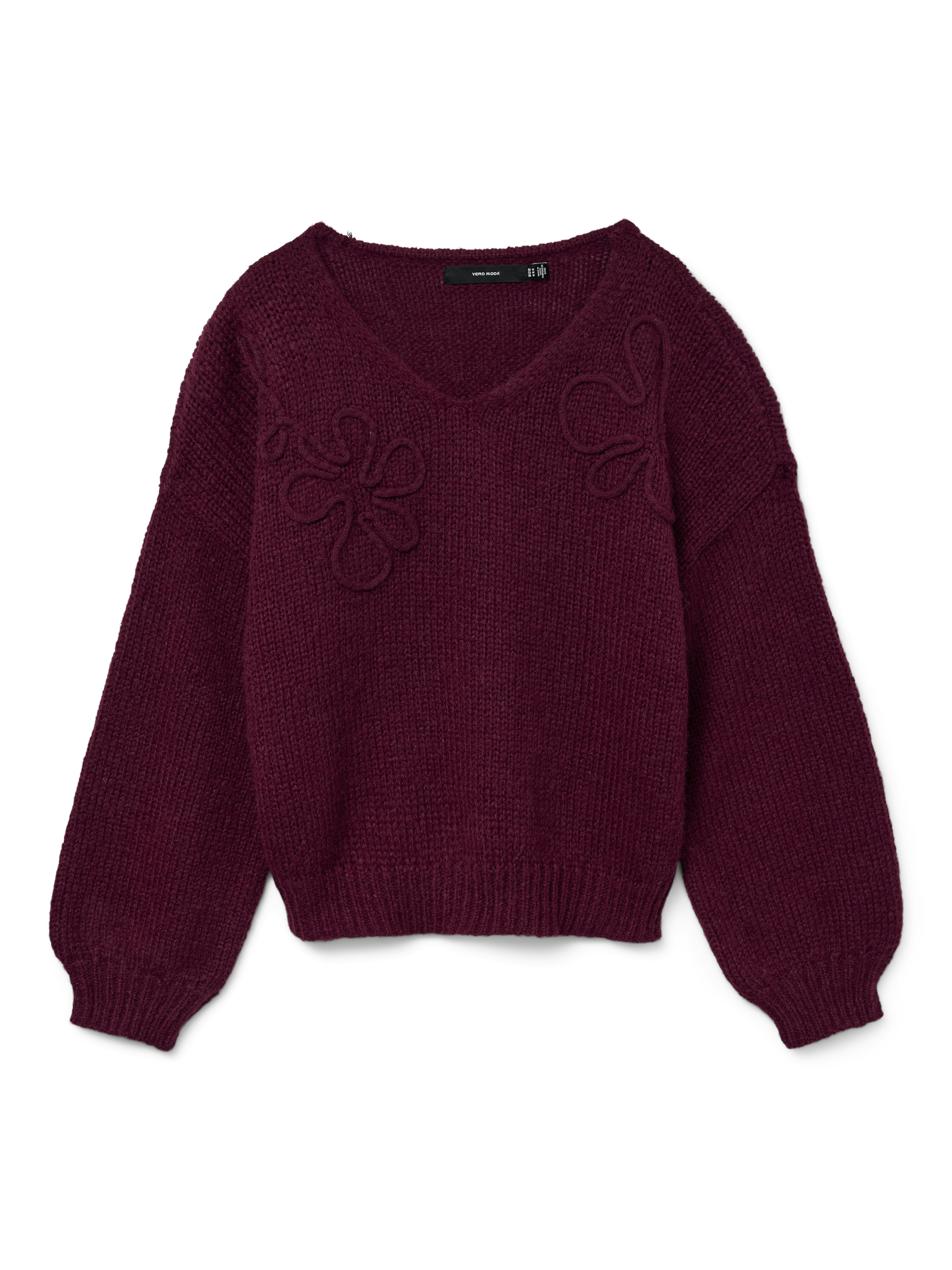 Vero Moda V-Ausschnitt-Pullover »VMLOLLIPOP LS V-NECK PULLOVER BOO«