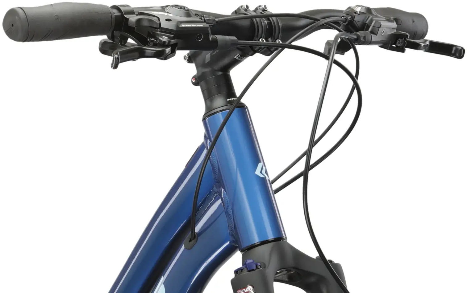 Kross Crossrad »KROSS Crossbike Evado 6.0 28" blau 27 Gänge«, 27 Gang, Shimano, Alivio M3100 Schaltwerk, Kettenschaltung