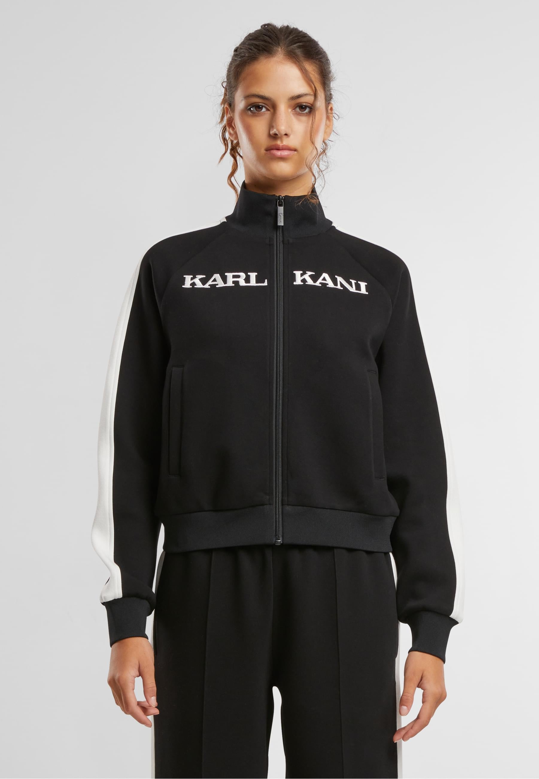 Karl Kani Trainingsjacke »Karl Kani Kk Retro Sidestripe Trackjacket«, (1 St.), ohne Kapuze