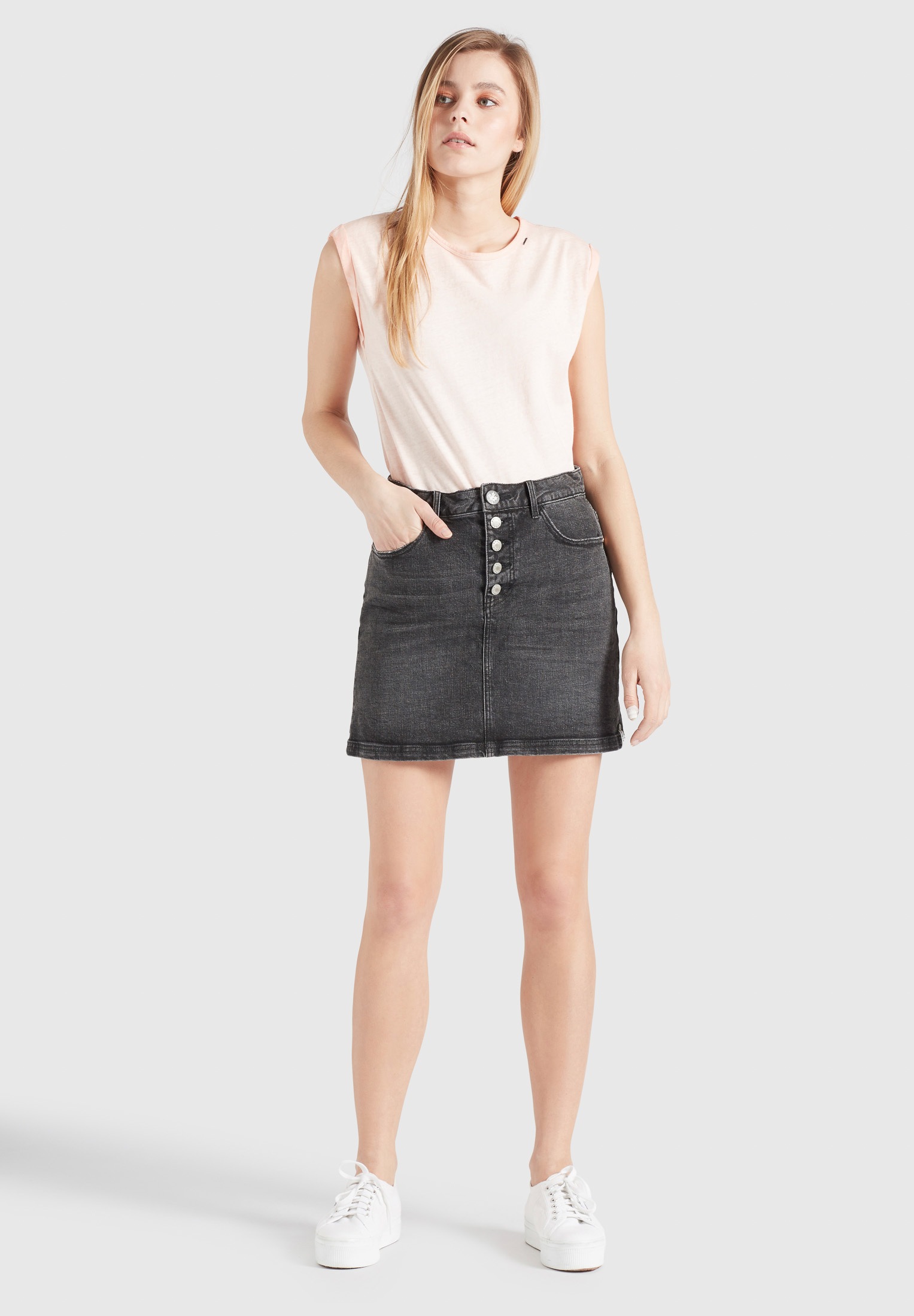 khujo Jeansrock »MAXIMA«, aus Denim im Slim Fit und mit High Waist
