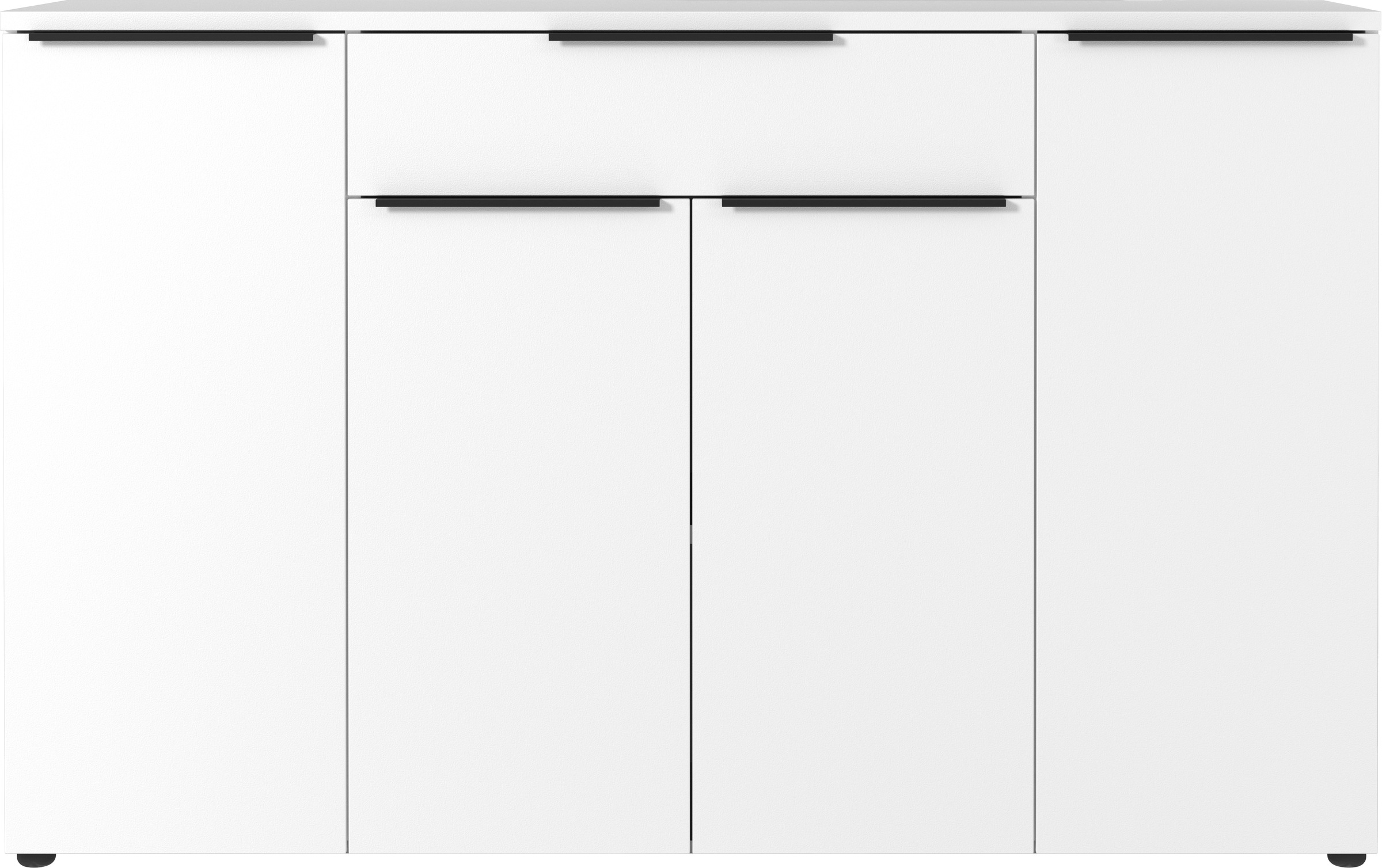 GERMANIA Büromöbel-Set »Mailand«, (4 tlg.), inkl. Schreibtisch, Rollcontainer, Raumteiler und Sideboard