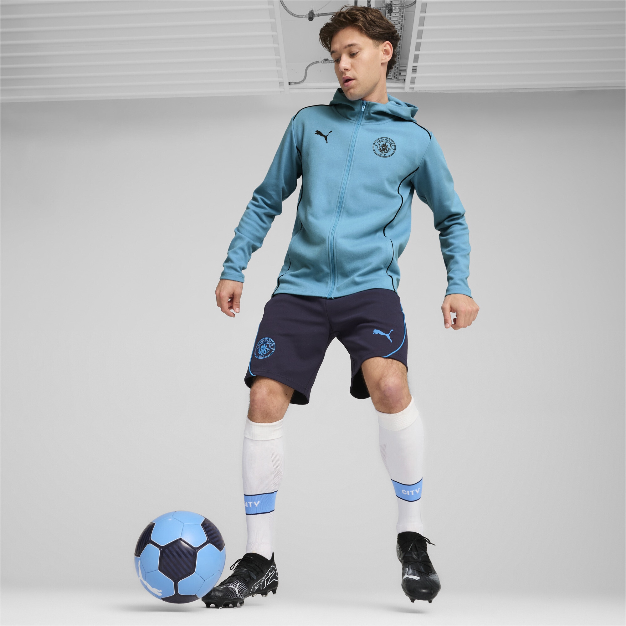 PUMA Trainingsjacke »Manchester City Casuals Kapuzenjacke Herren«