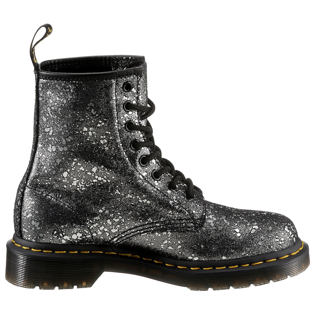 DR. MARTENS Schnürboots »1460 Metallic Paint Splatter 8 Eye Boot«