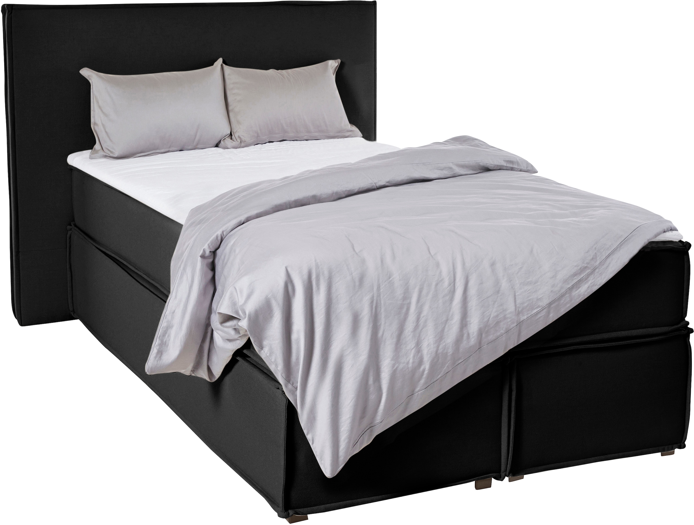 LeGer Home by Lena Gercke Boxspringbett "Yuma" incl. Topper, in 4 Breiten, 3 Matratzenarten und je 2 Härtegraden