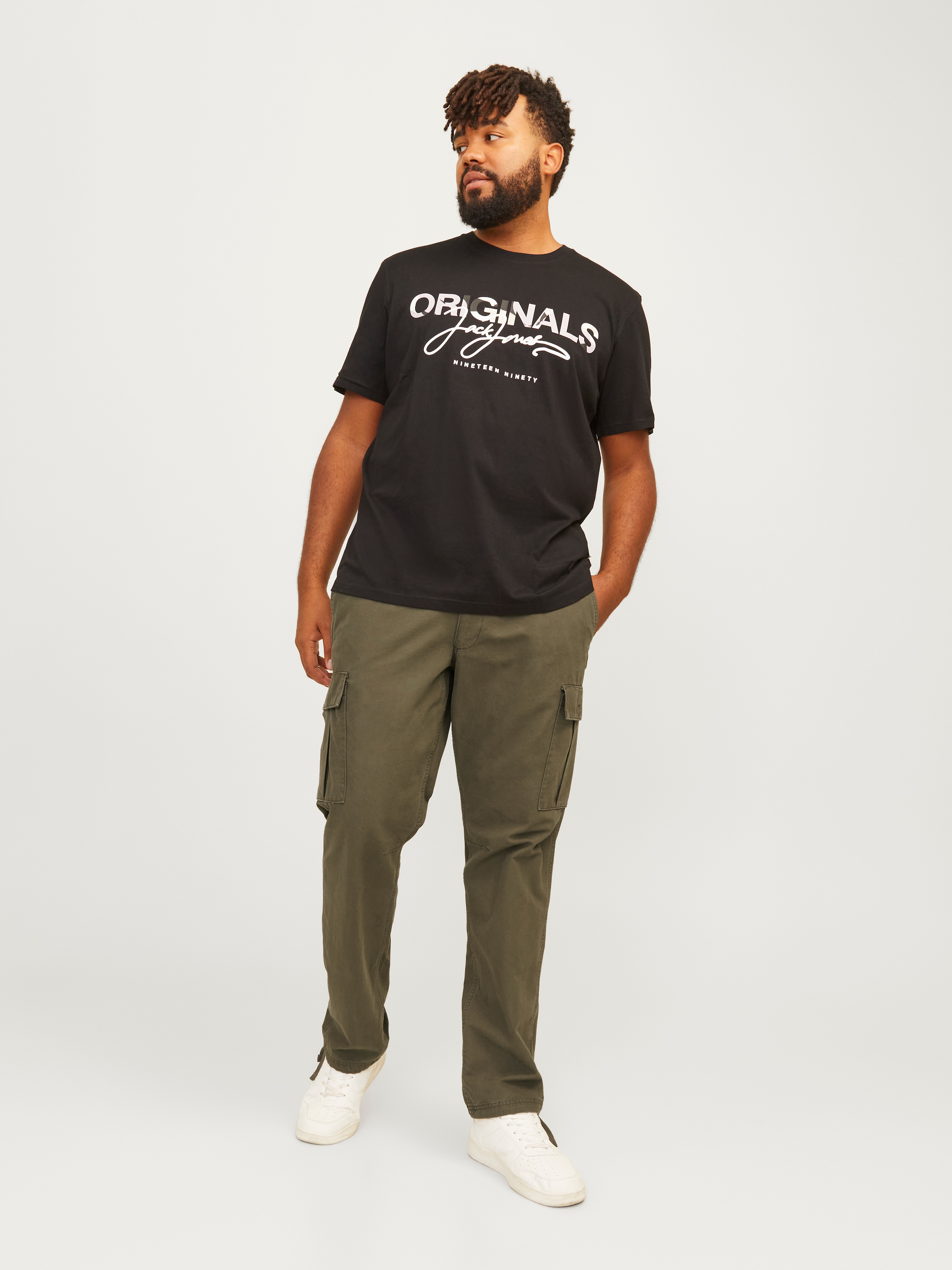 Jack & Jones PlusSize Cargohose »JPSTKANE JJBARKLEY CARGO PANT NOOS PLS«