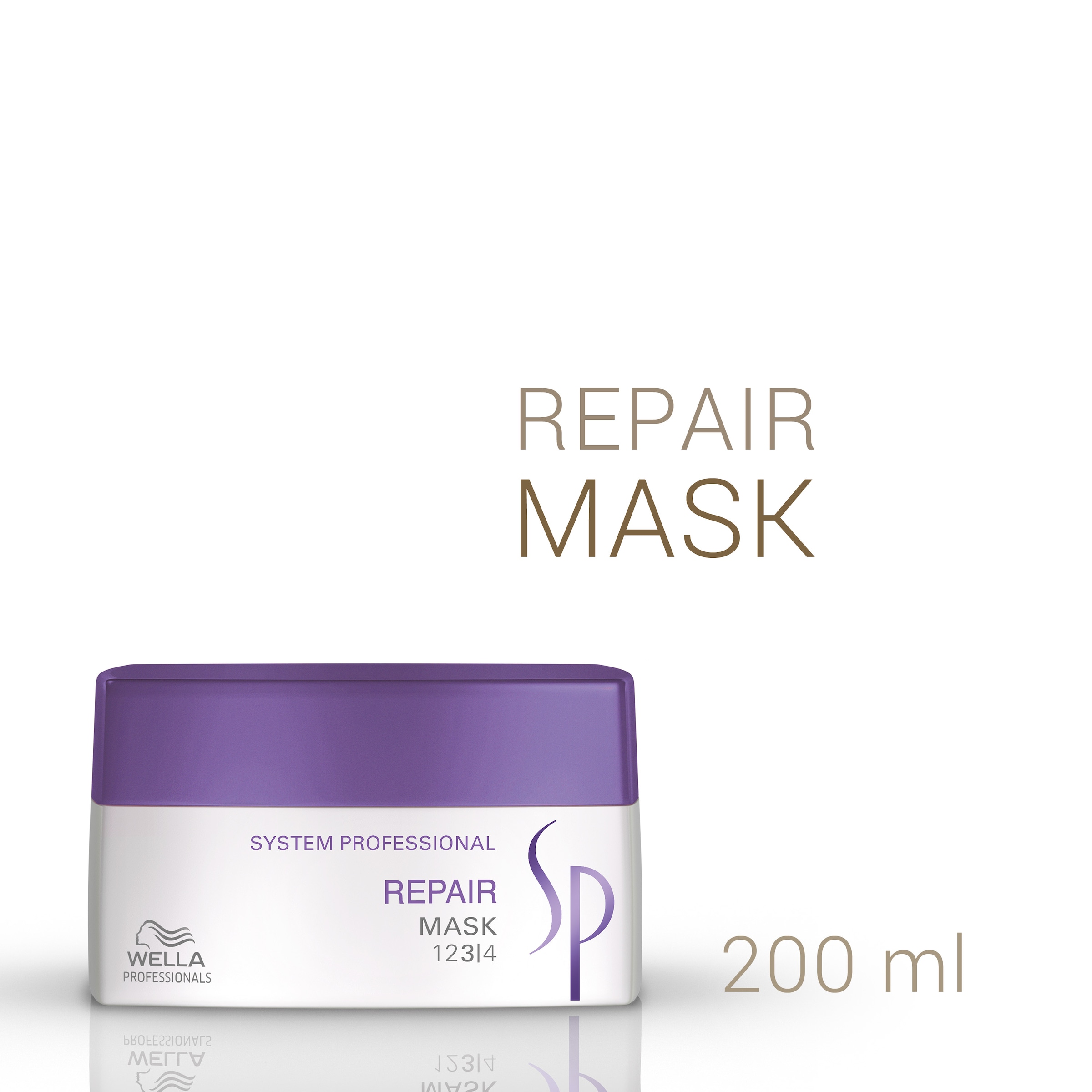 WELLA SP Damen Haarmaske "Repair Mask", 200mlweiß, Haarpflegemittel, sanfte Pflege, kräftigend, baut die Struktur wieder auf