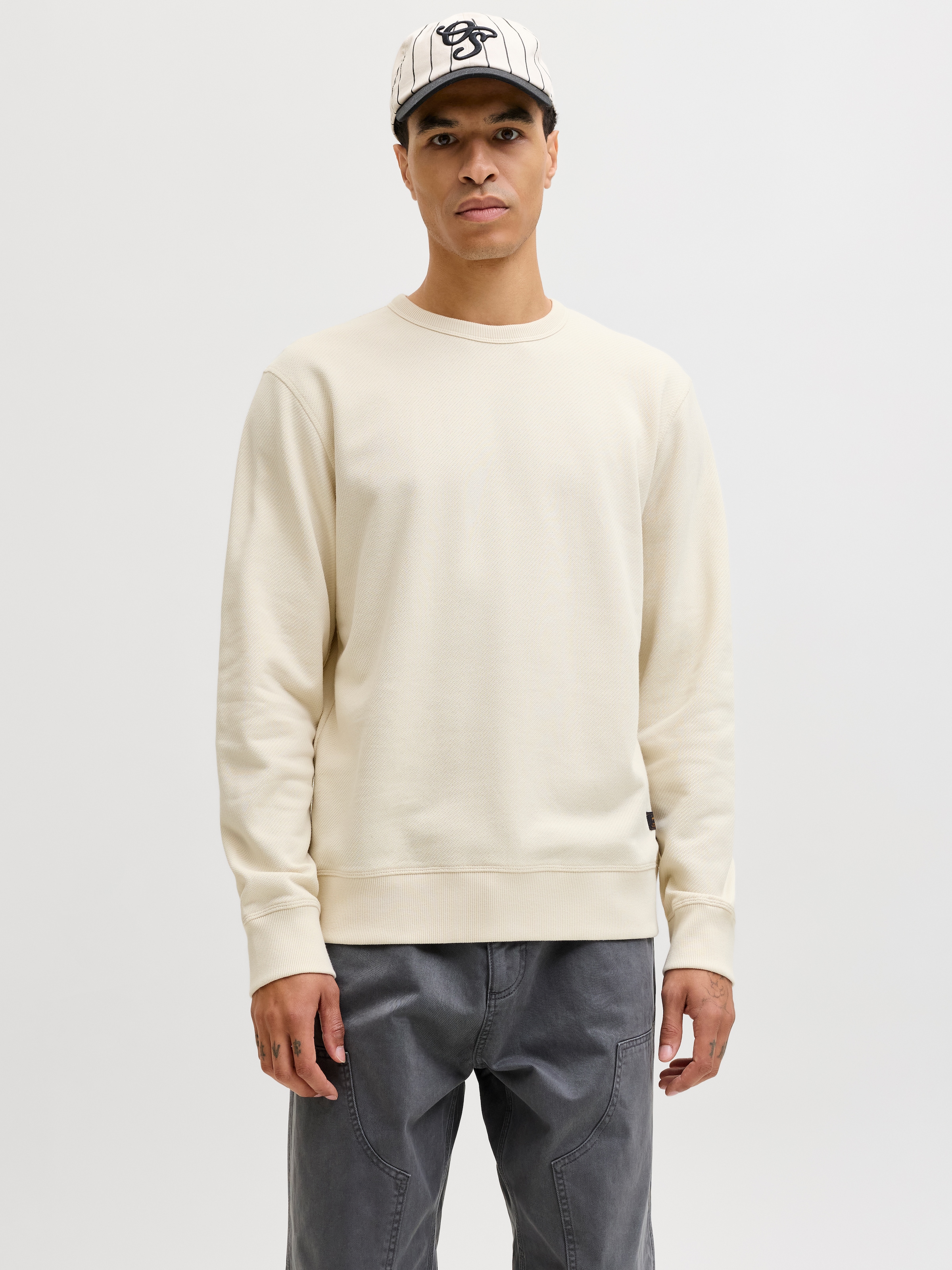 Jack & Jones Sweatshirt "JJEDOVER CLASSIC SWEAT CREW NECK SN", mit Markenla günstig online kaufen