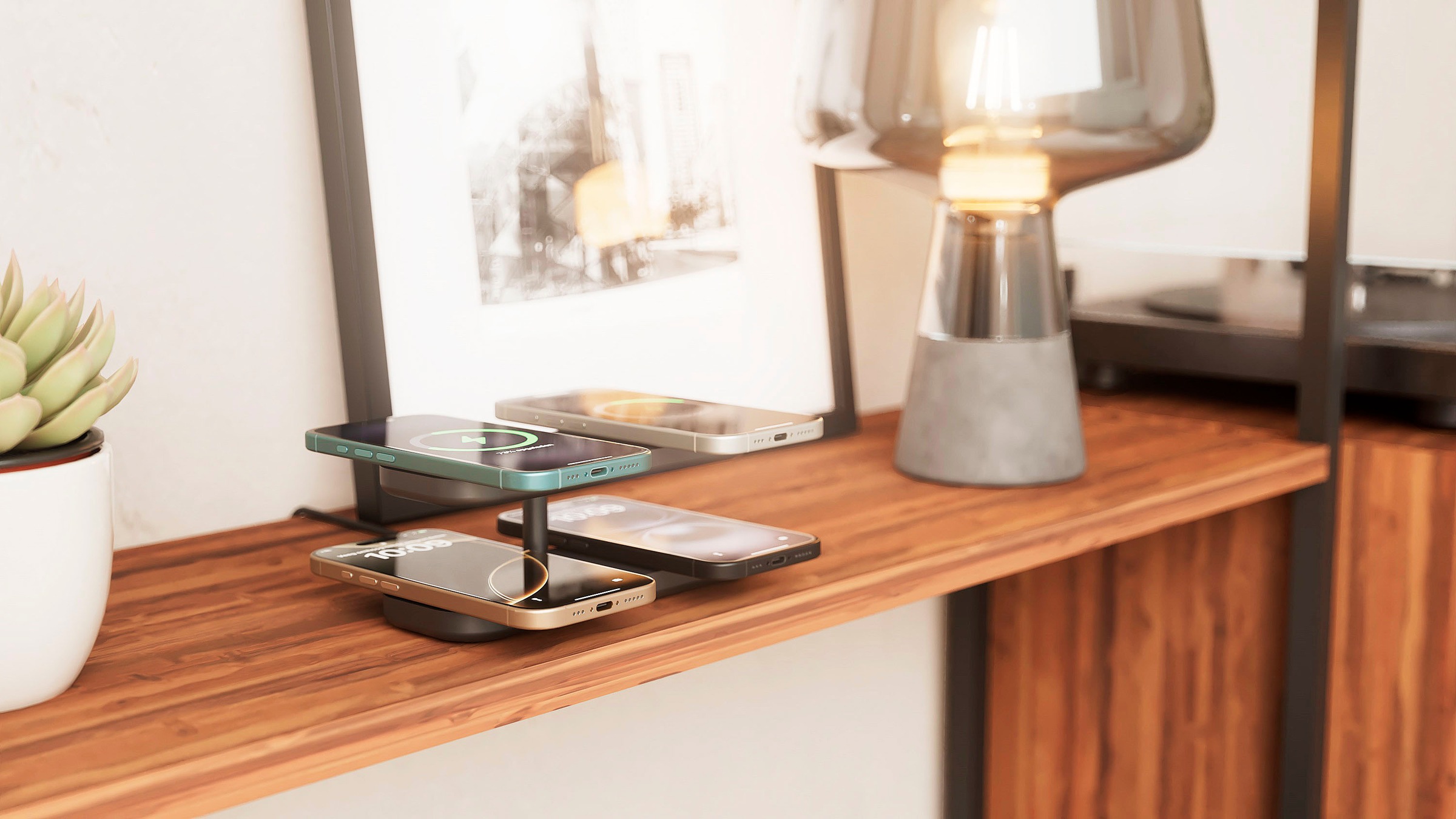 Zens Ladestation »Quattro Charger Pro 4«