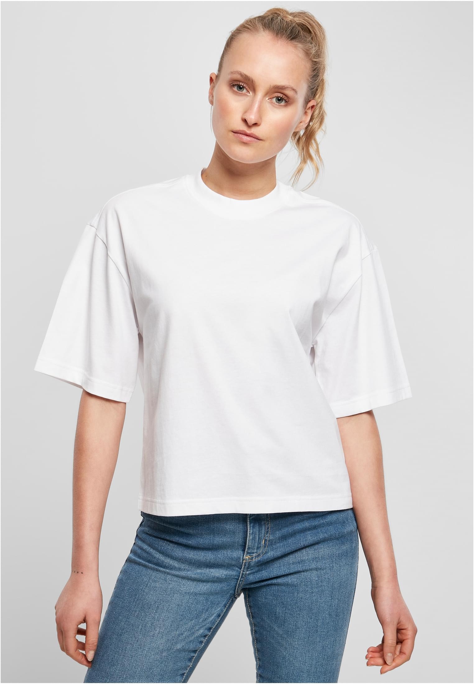 Tee«, (1 bestellen T-Shirt | online Ladies tlg.) Organic BAUR CLASSICS URBAN Oversized »Damen
