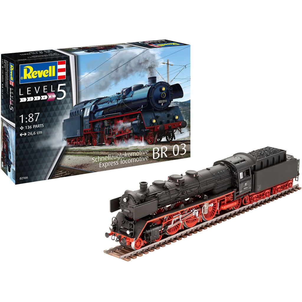 Revell® Modellbausatz »H0 Schnellzuglokomotive BR03«, 1:87