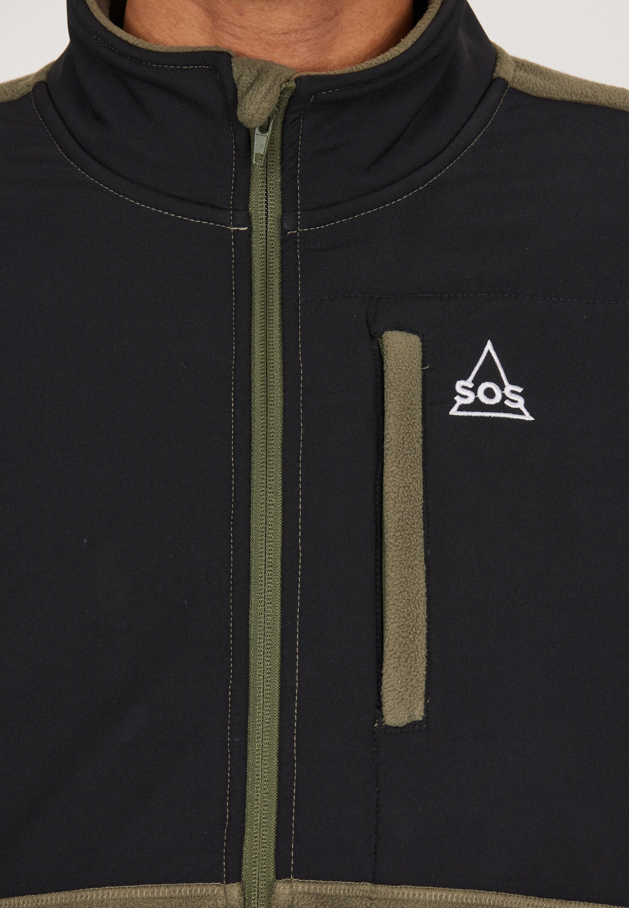 SOS Fleecejacke »Laax«, mit temperaturregulierender Funktion