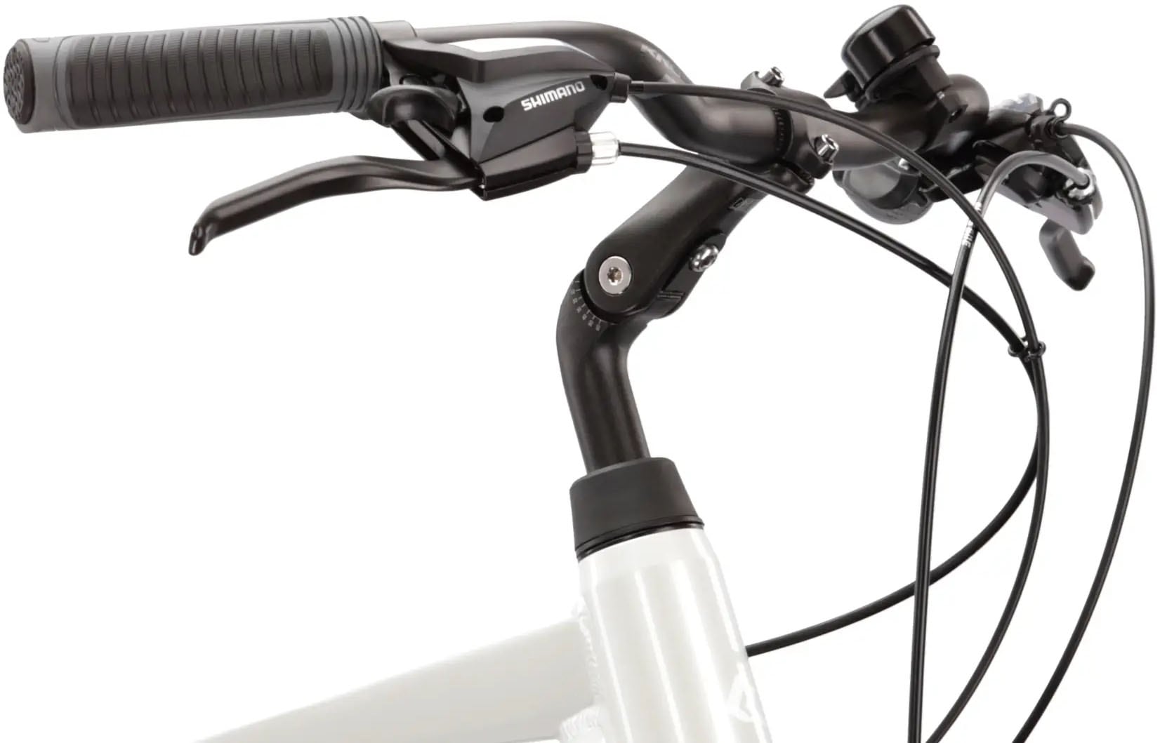 Kross Trekkingrad »Trekkingrad Trans 4.0 weiß 21 Gänge«, 21 Gang, Shimano, ACERA T3000 Schaltwerk, Kettenschaltung