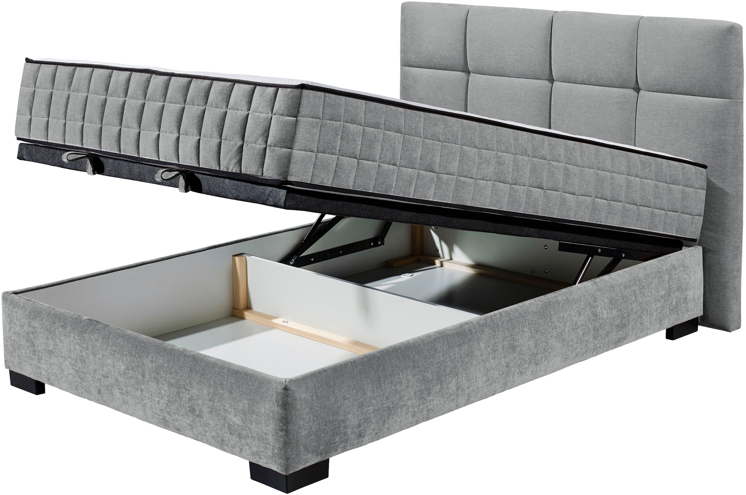ED EXCITING DESIGN Boxbett »Nagol« mit Bettkasten, mit Wendematratze, erhältlich in verschiedenen Breiten