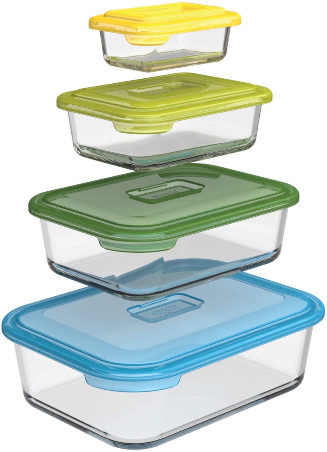 Joseph & Joseph Transparent Joseph Joseph Nest Vorratsdosen - Set 4 Tlg. Glas - Image 3