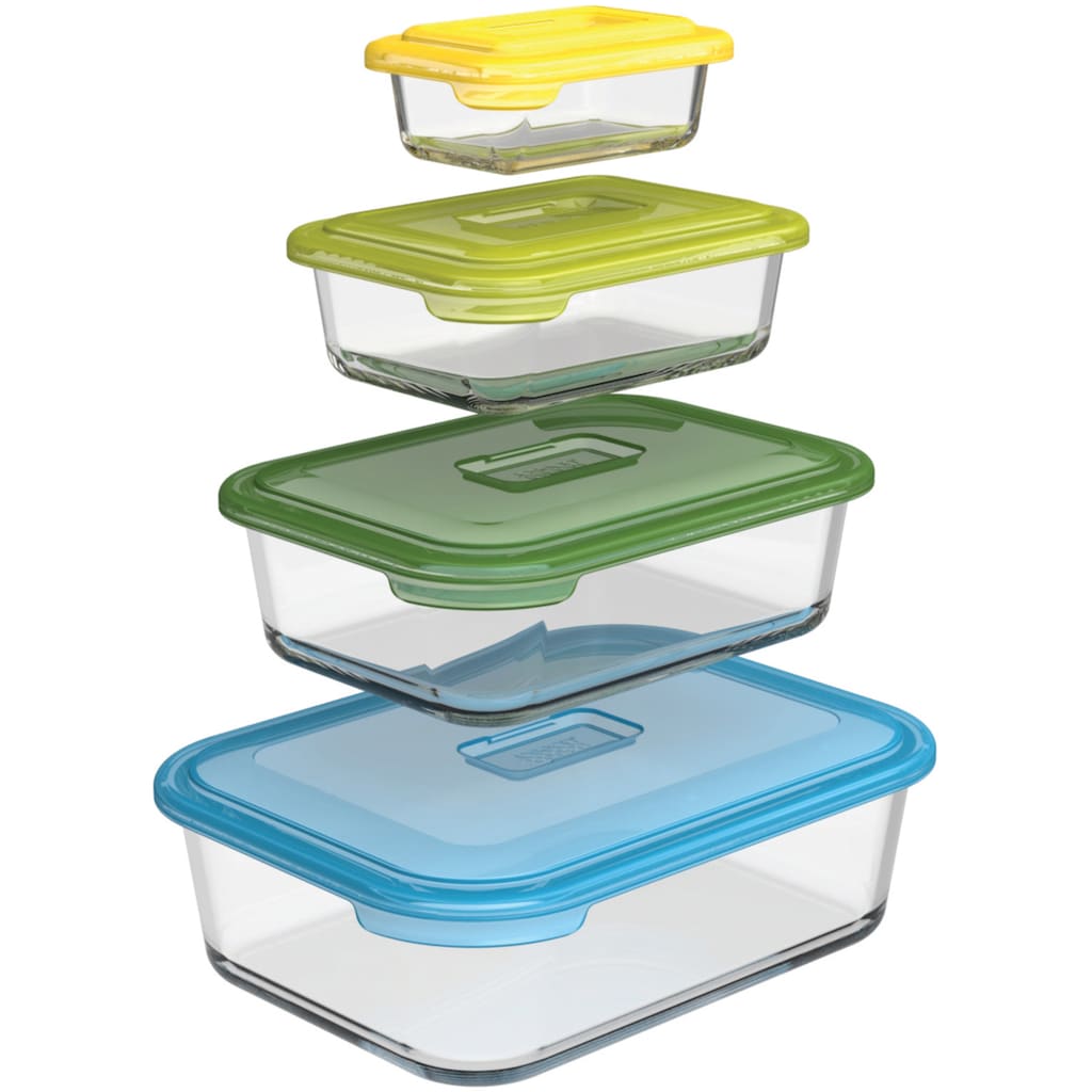 Joseph Joseph Auflaufform »Nest Storage«, Glas, (4 St.)