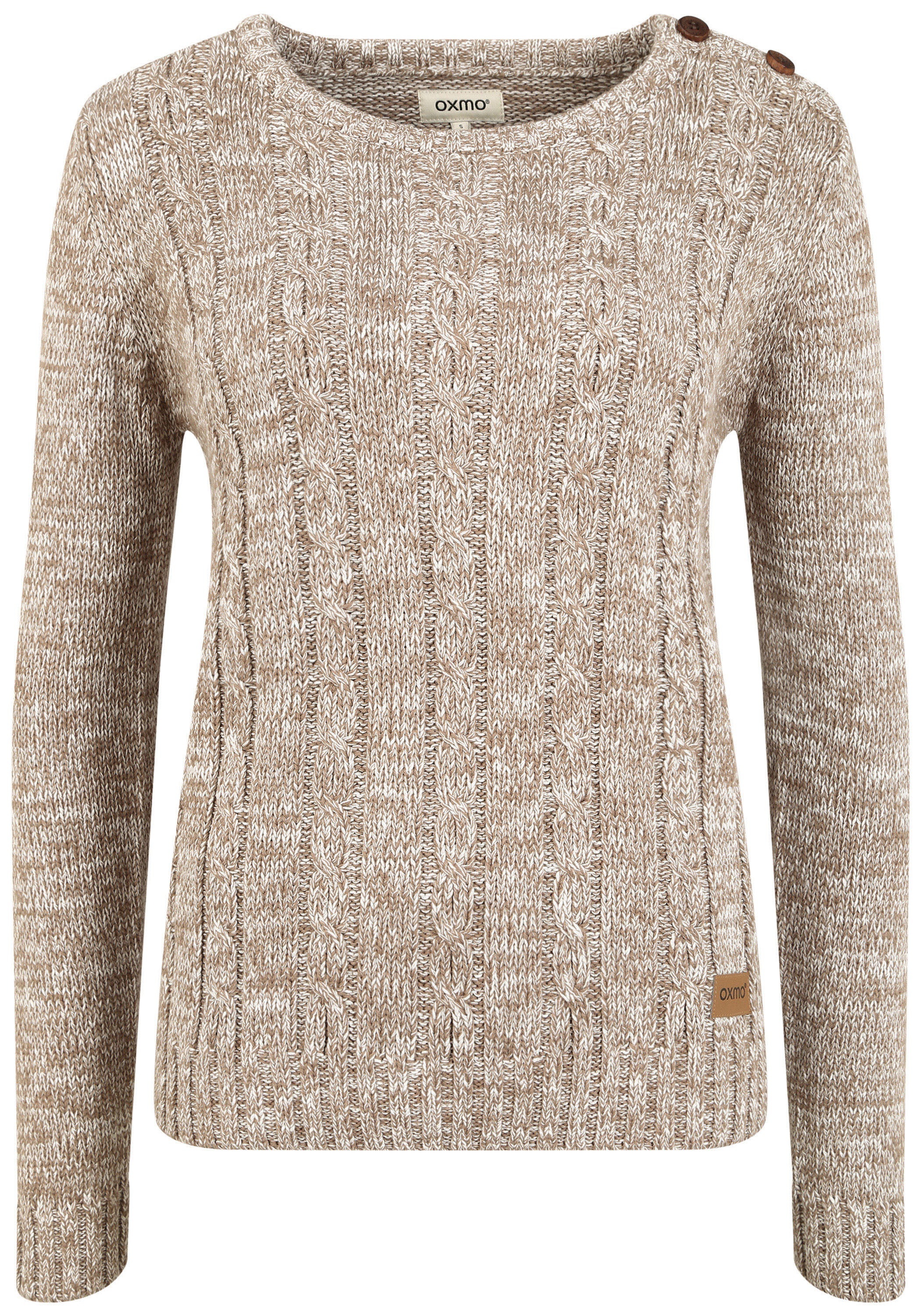OXMO Strickfleece-Pullover "Strickpullover OXPhia"