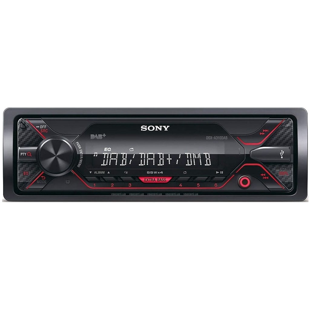 Sony Autoradio »DSX-A310KIT«, (UKW mit RDS-Digitalradio (DAB+) 220 W)