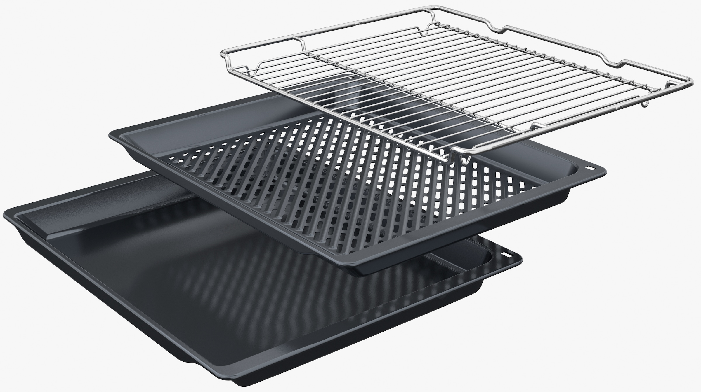 Constructa Einbaubackofen  »CF4A28063«, mit Teleskopauszug nachrüstbar