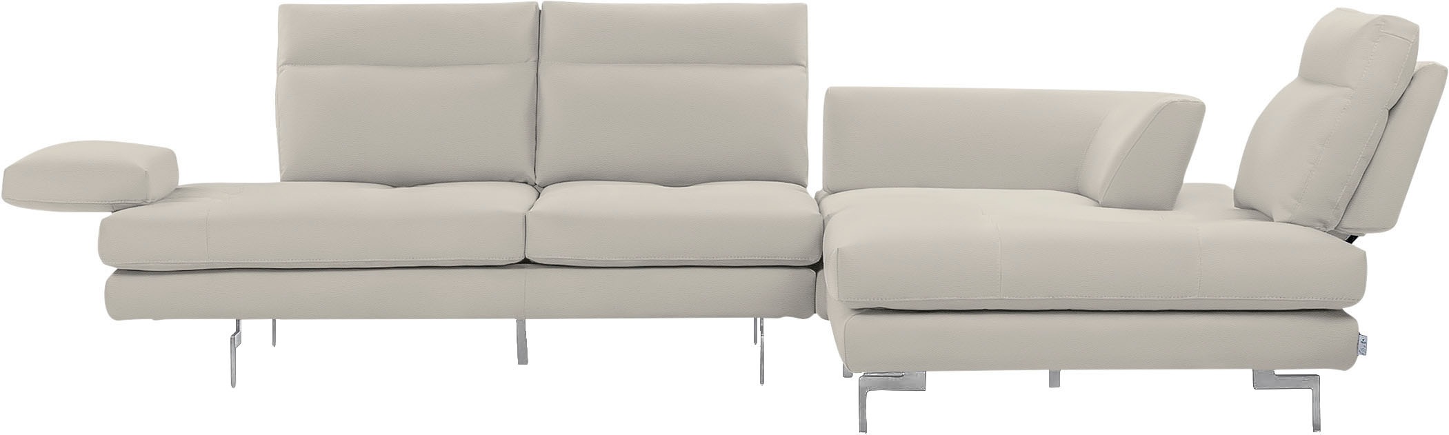 CALIA ITALIA Ecksofa "Toby Wing, L-Form, Designsofa mit sensationellem Sitz günstig online kaufen