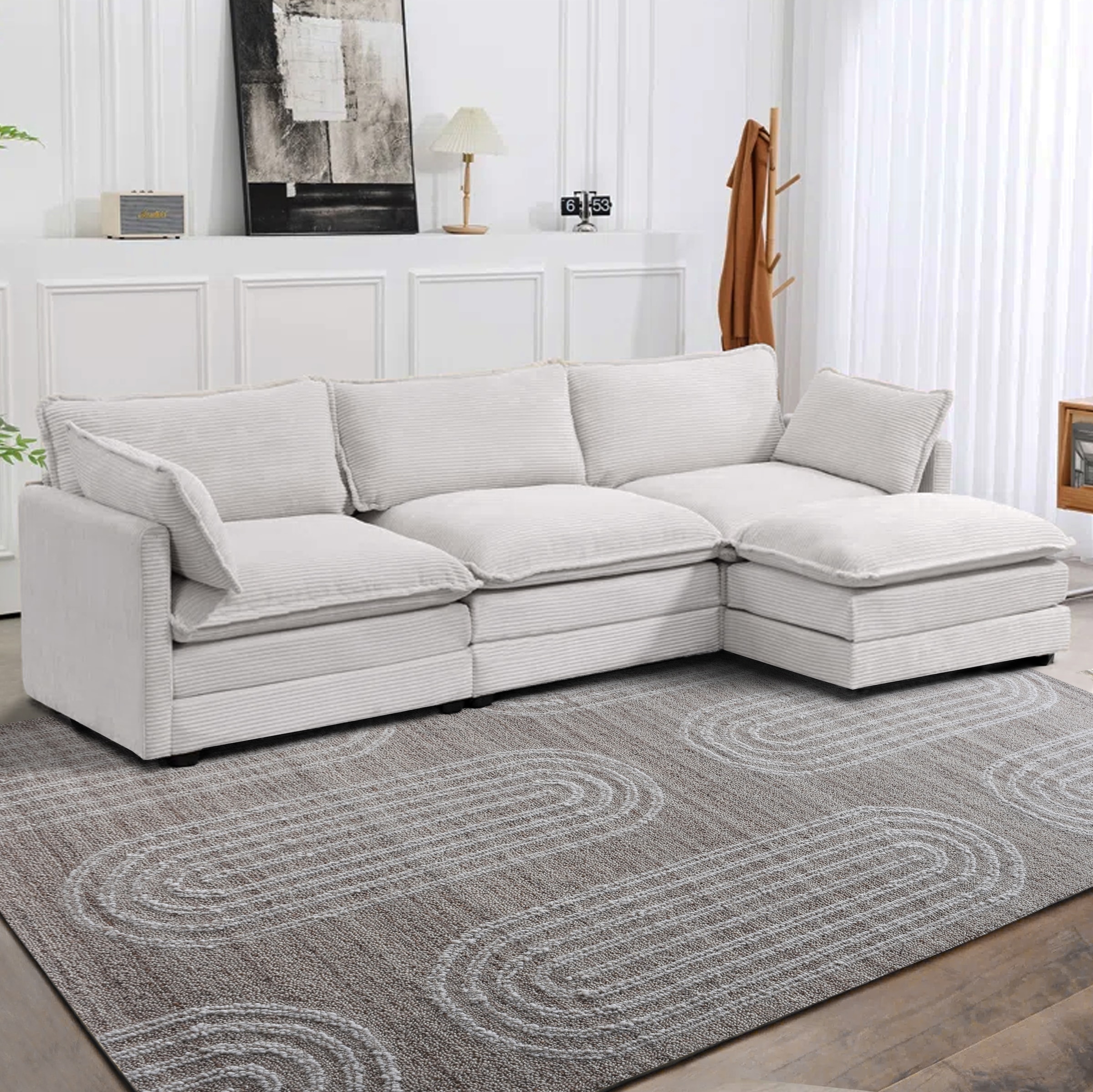 my home Wollteppich »Boras«, rechteckig, 11 mm Höhe, handgearbeitete Teppiche, Wohnzimmer, Schlafzimmer, Esszimmer