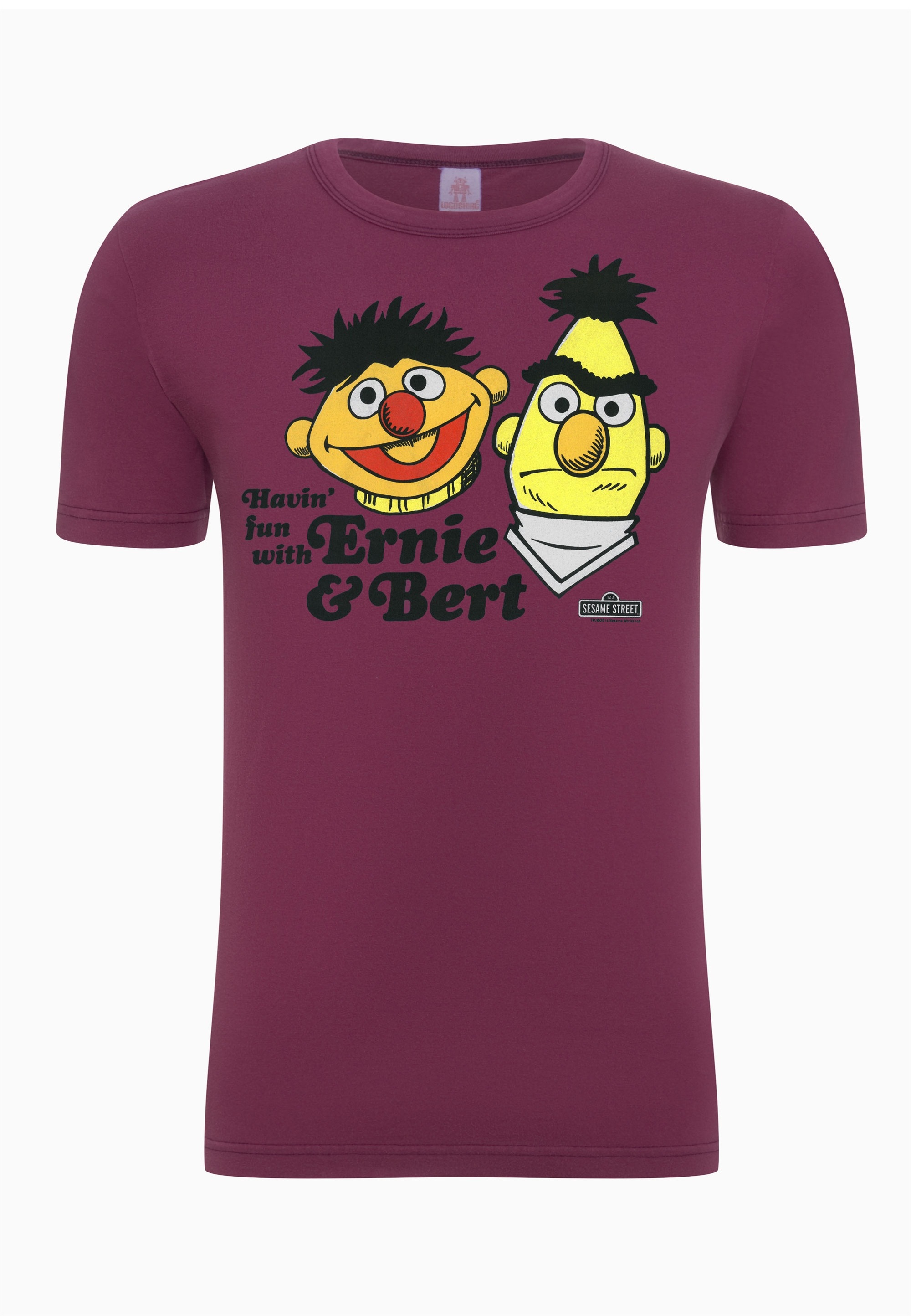 LOGOSHIRT T-Shirt »Sesamstrasse - Ernie & Bert«, mit lizenziertem Print