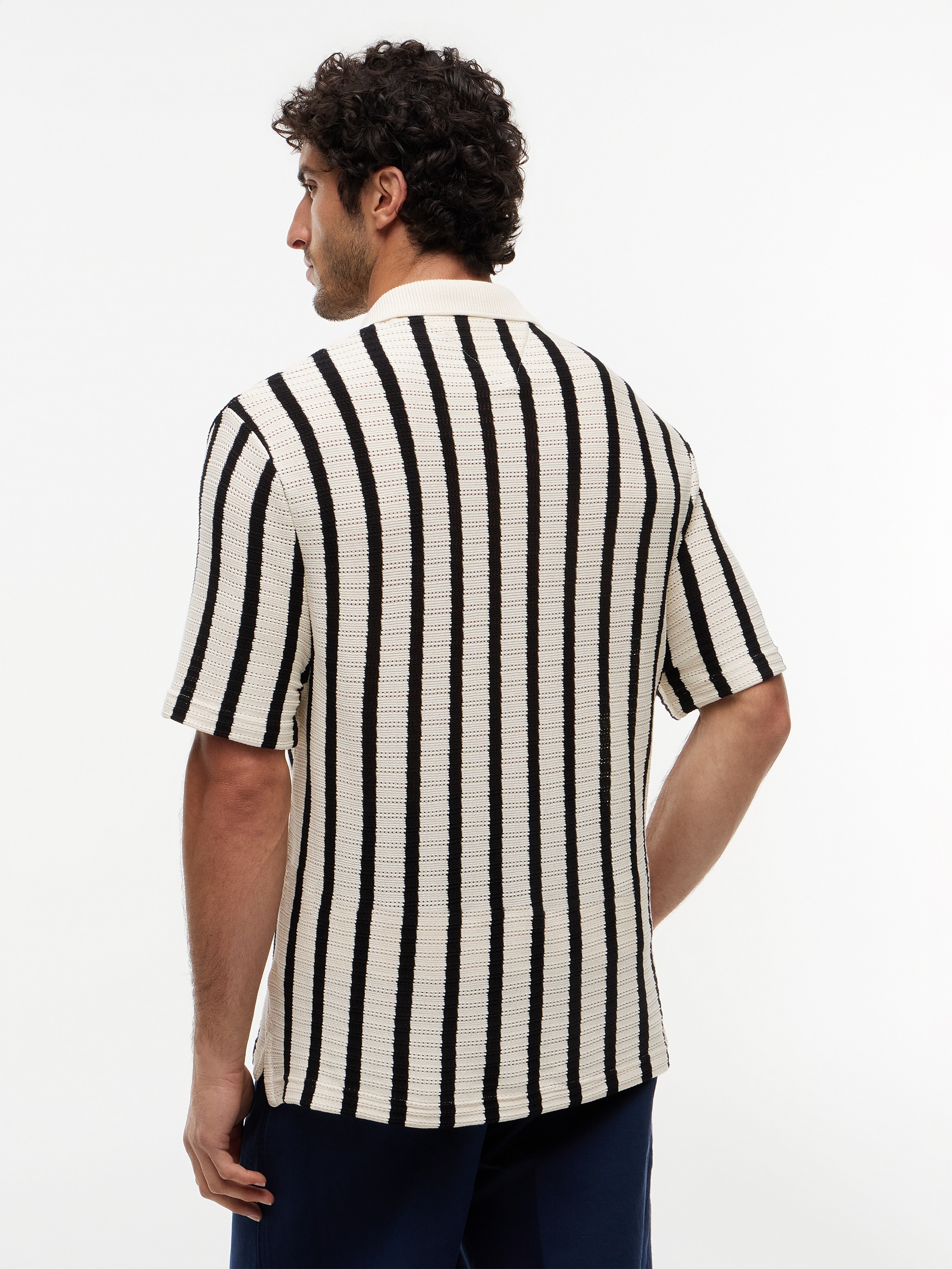 Tommy Hilfiger Poloshirt »OPEN KNIT RELAXED FIT POLO« aus Lochstrick, relaxed