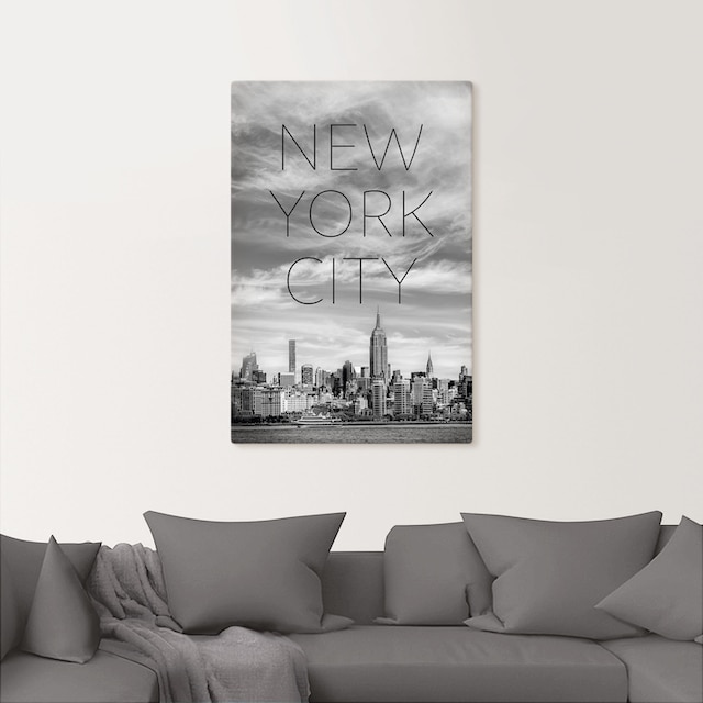 Artland Wandbild »NYC Midtown Manhattan«, New York, (1 St.), als Alubild,  Leinwandbild, Wandaufkleber oder Poster in versch. Größen kaufen | BAUR