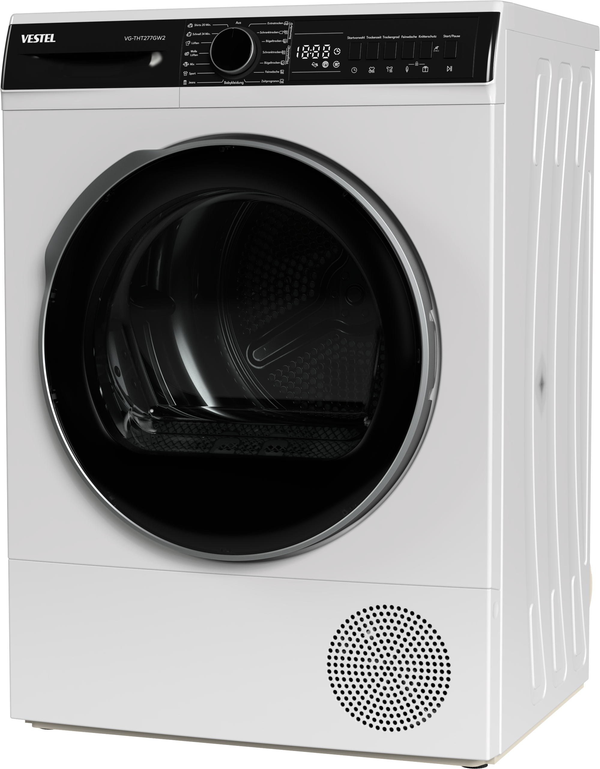 VESTEL Wärmepumpentrockner »VG-THT277GW2«, 7 kg