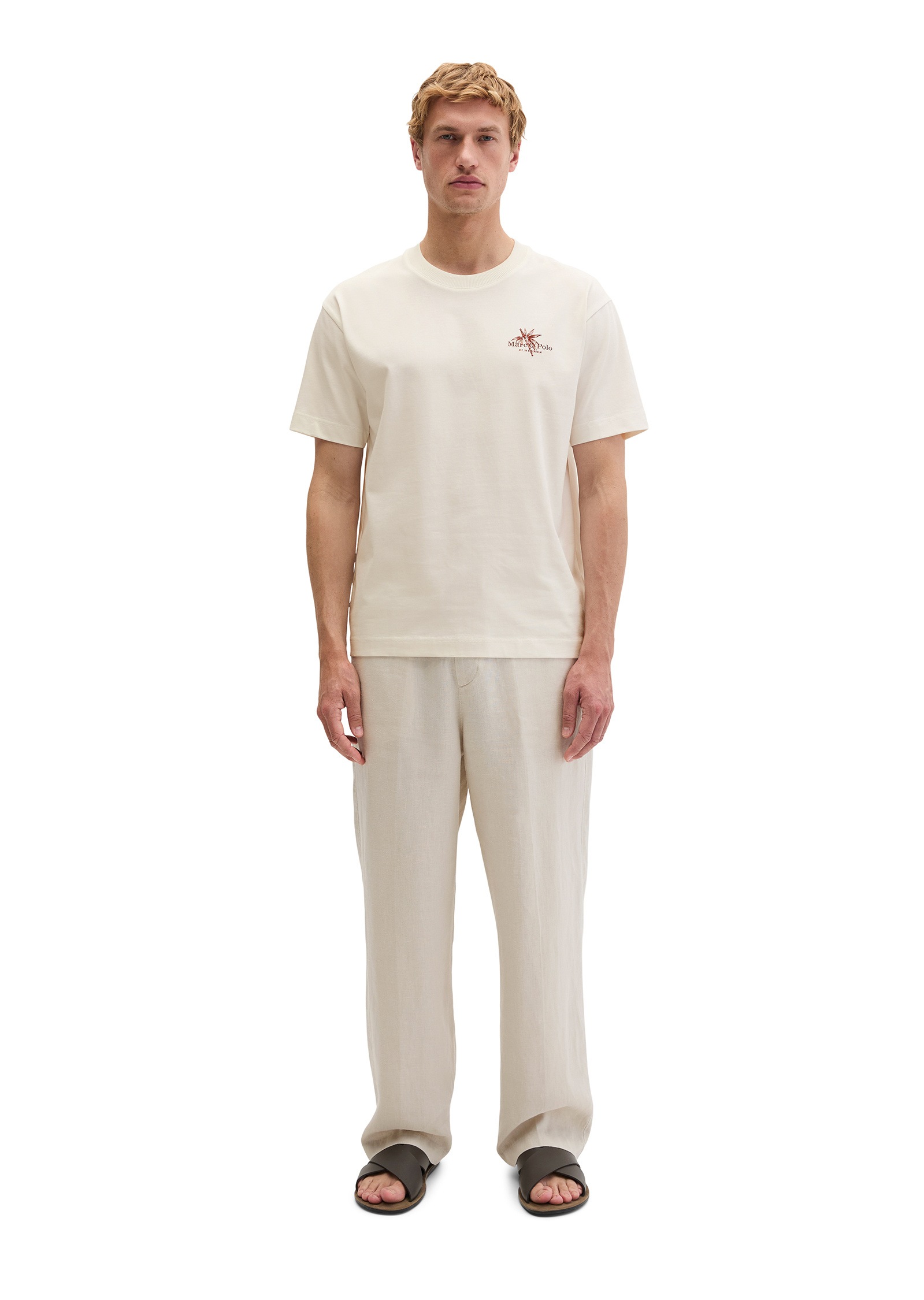 Marc O'Polo T-Shirt »mit saisonalem Rückenprint«