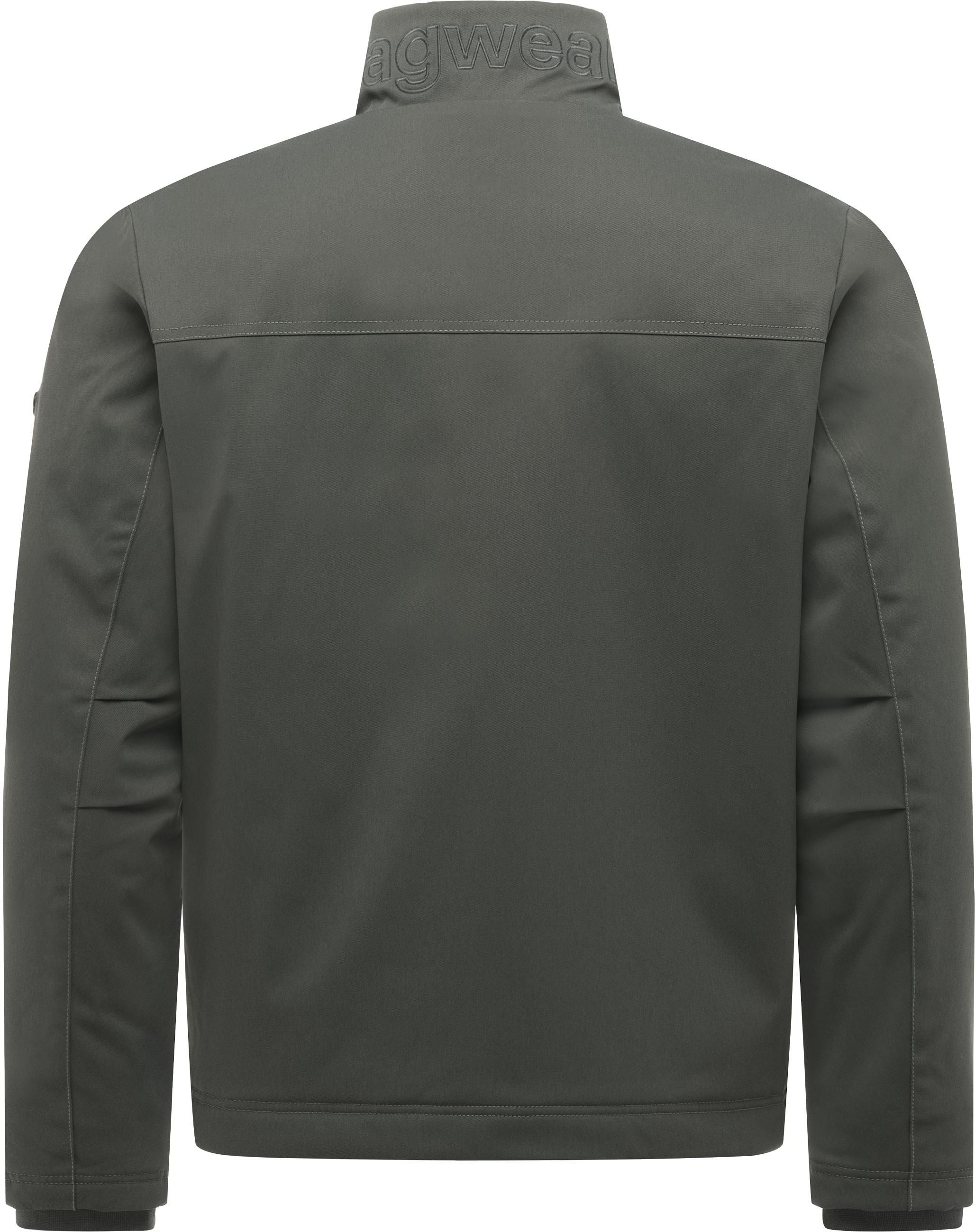 Ragwear Winterjacke »Dunore Y« ohne Kapuze Warme Jacke mit Stehkragen