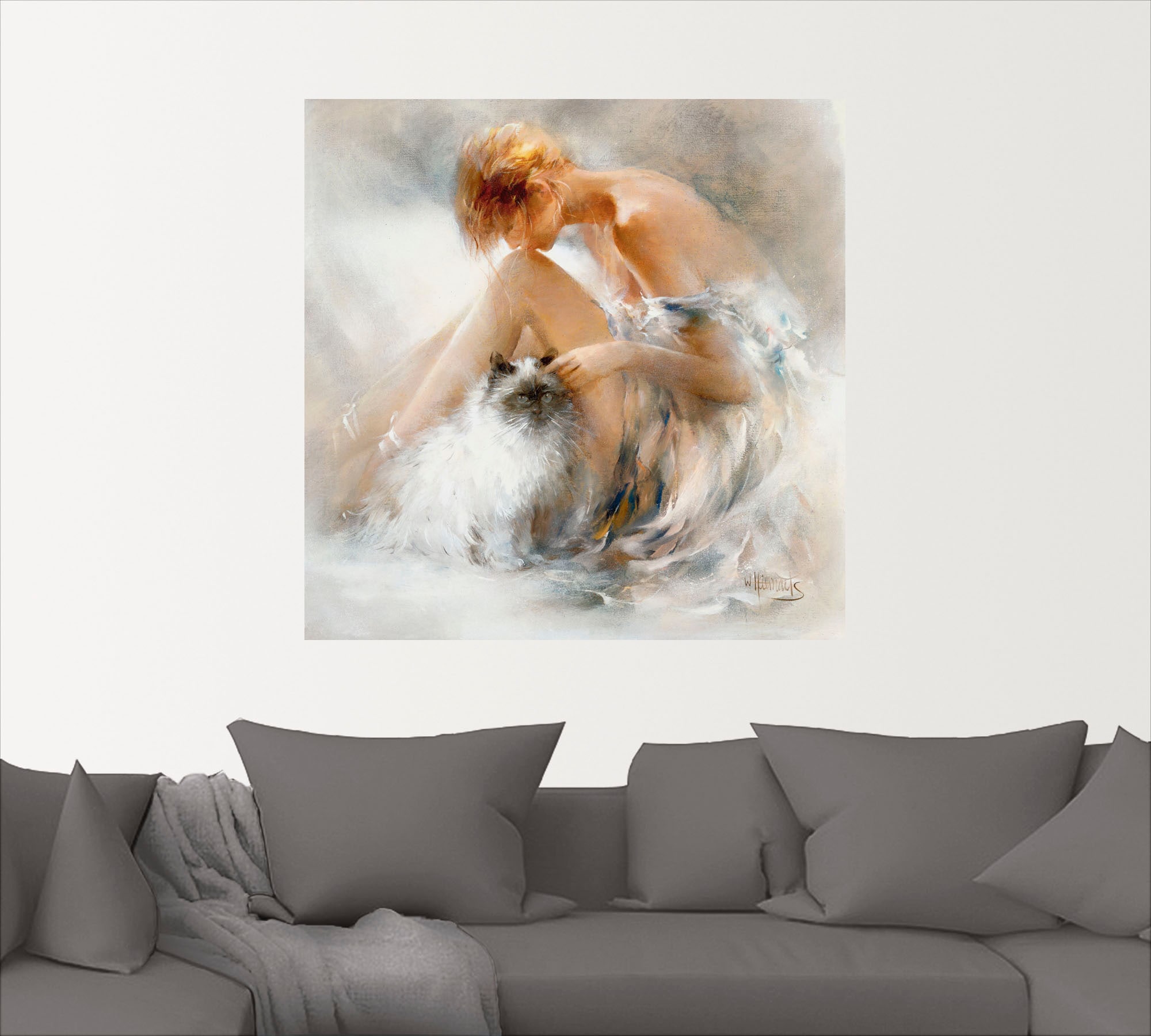 Artland Wandbild »Verlangen«, Frau, (1 St.), als Leinwandbild, Poster, Wandaufkleber in verschied. Größen