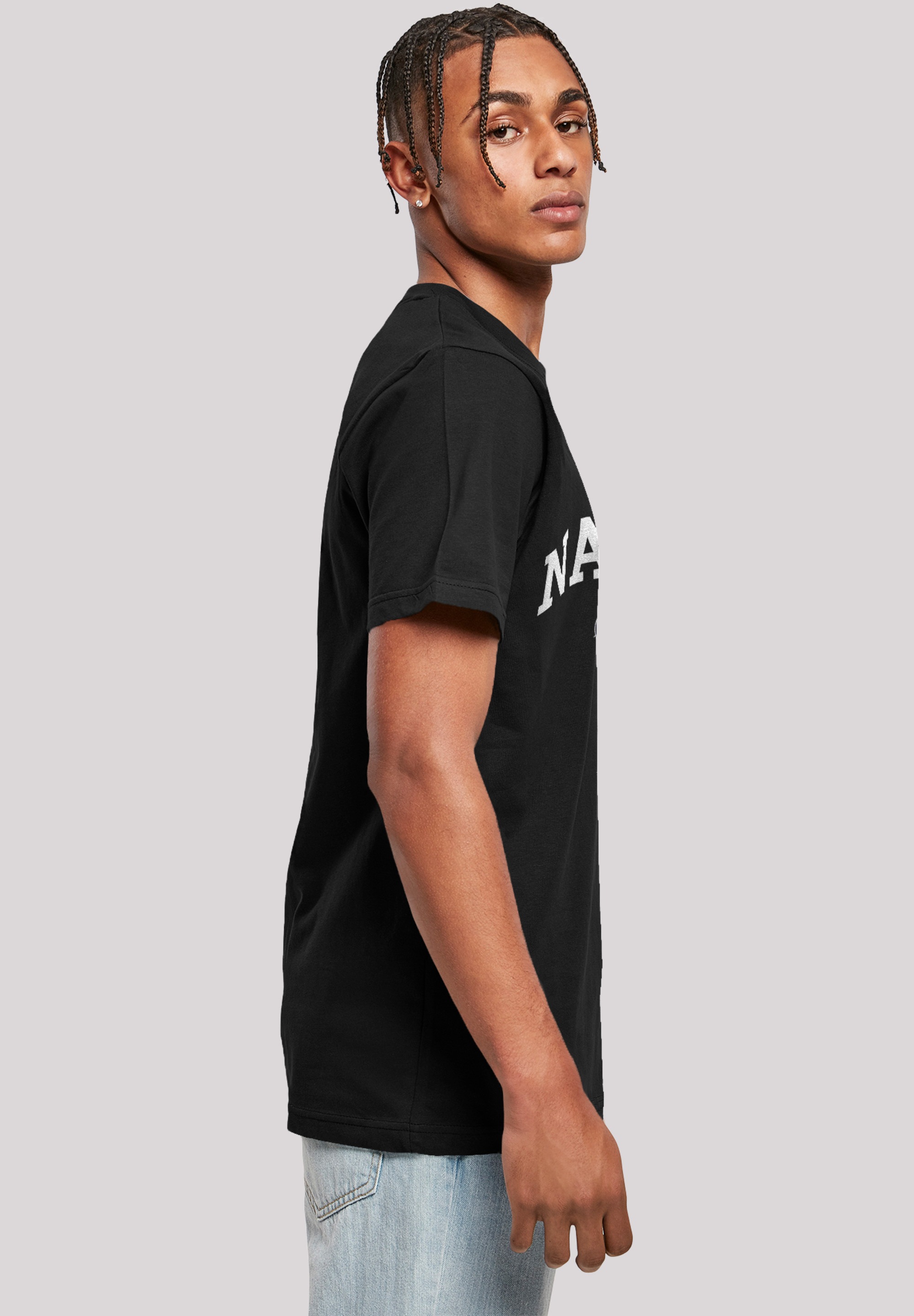 F4NT4STIC T-Shirt »NASA Collegiate Logo«, Herren,Premium Merch,Regular-Fit,Basic,Bedruckt