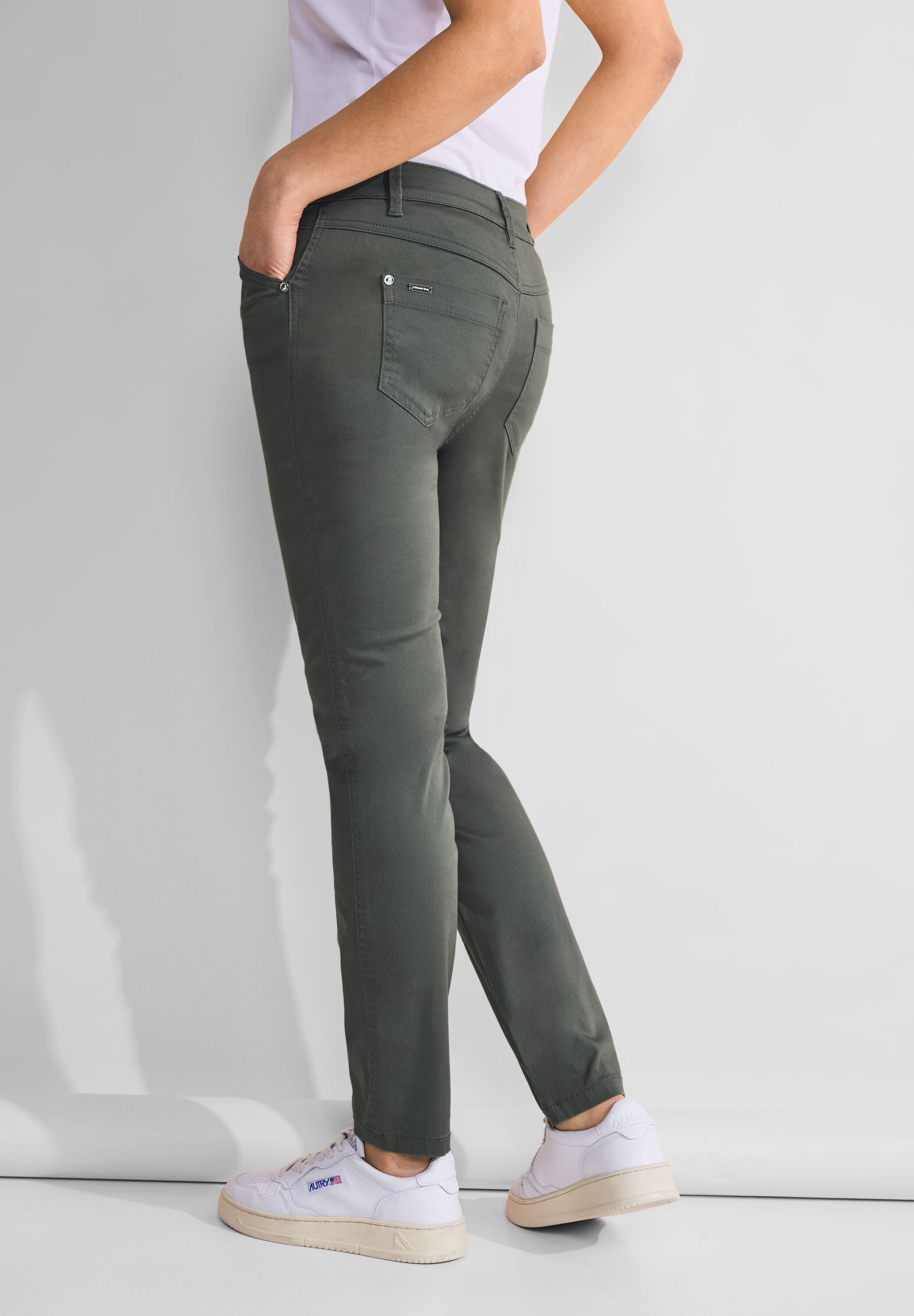 STREET ONE Röhrenhose, Middle Waist