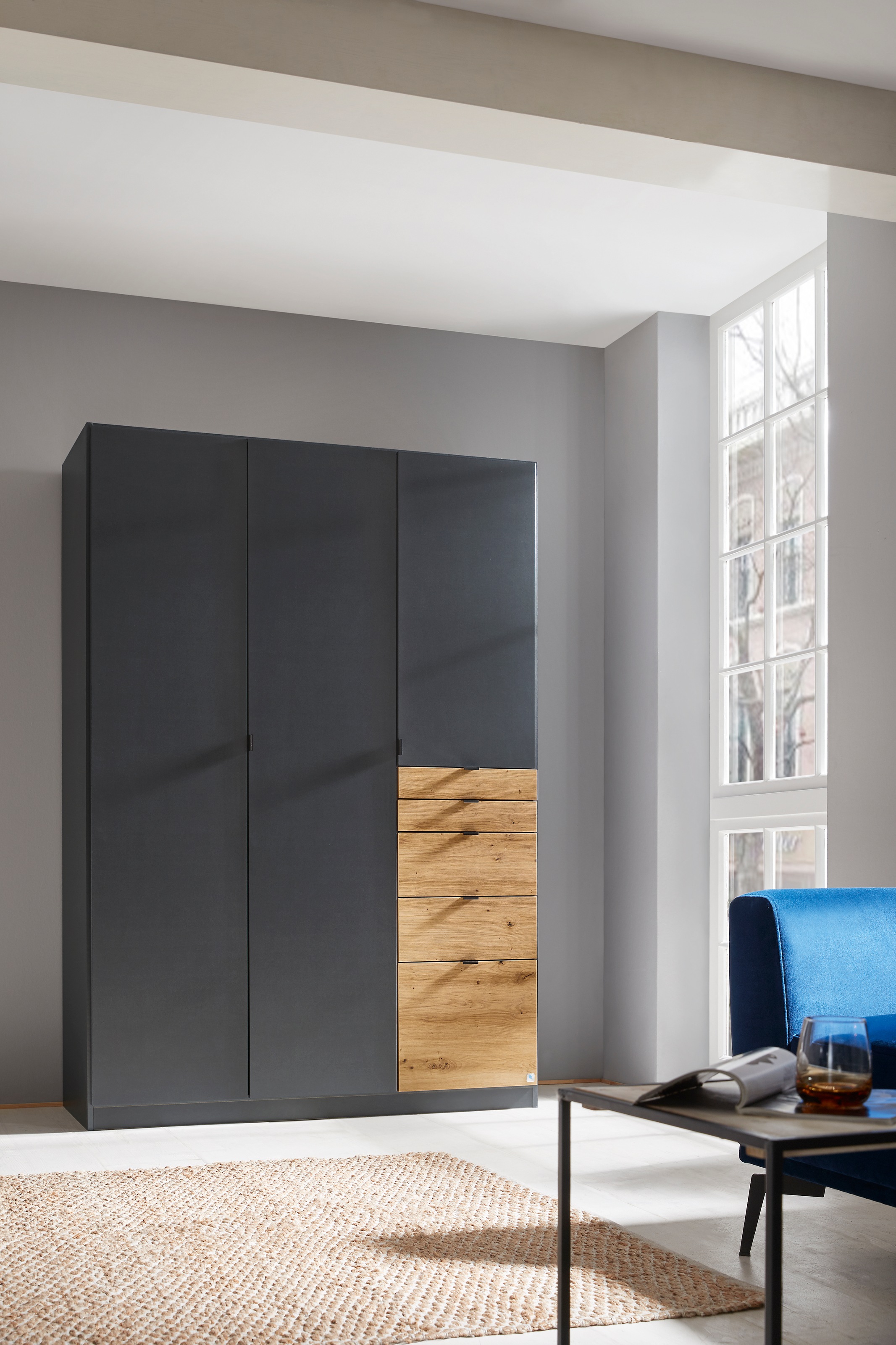 rauch Drehtürenschrank "Kleiderschrank Schrank Garderobe Wäscheschrank Ankl günstig online kaufen