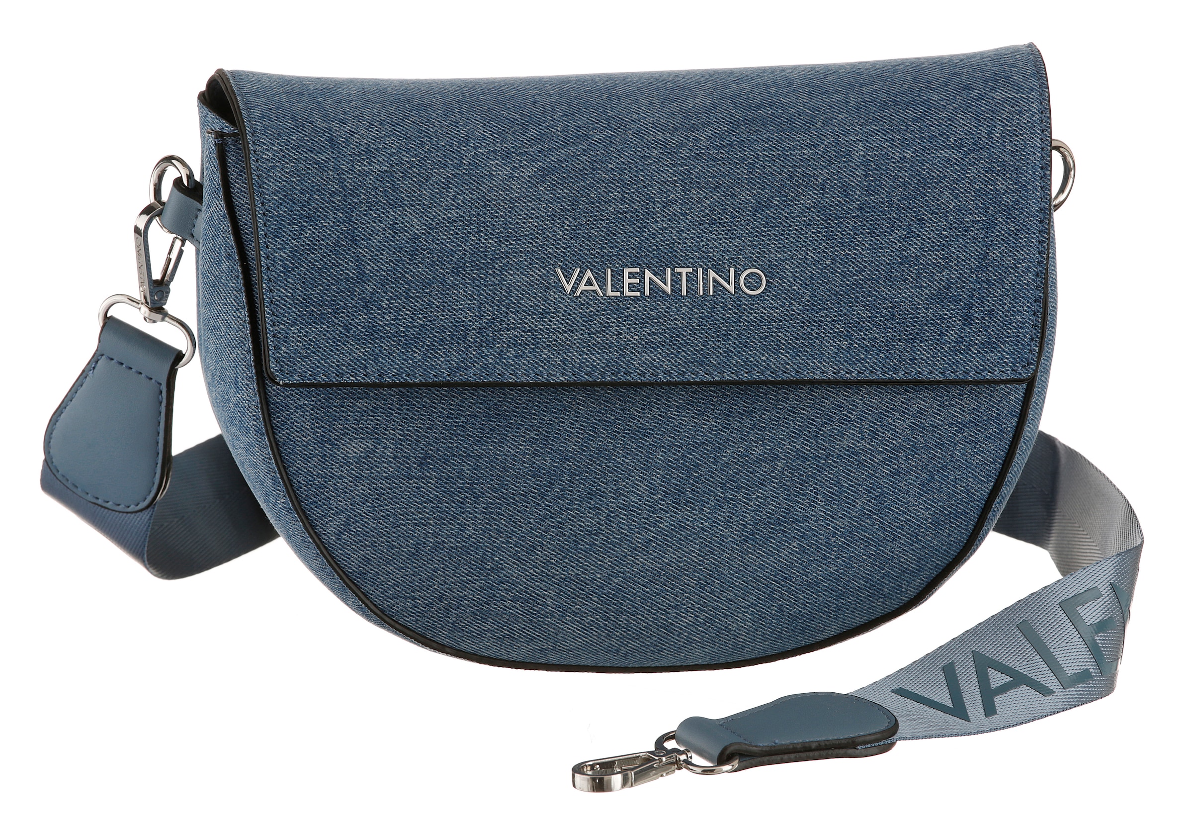 VALENTINO BAGS Umhängetasche "BIGS DENIM", Schultertasche Handtasche Damen Tasche Damen