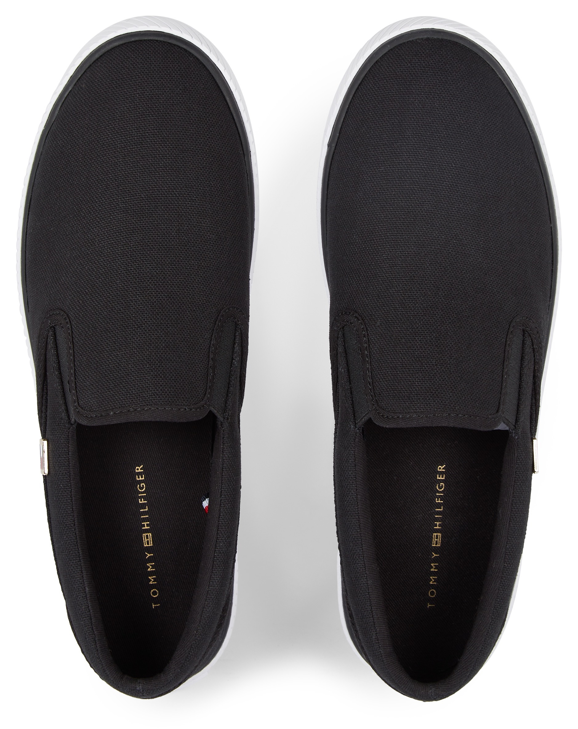 Tommy Hilfiger Slip-On Sneaker "VULC CANVAS SLIP-ON SNEAKER", Slipper, Frei günstig online kaufen