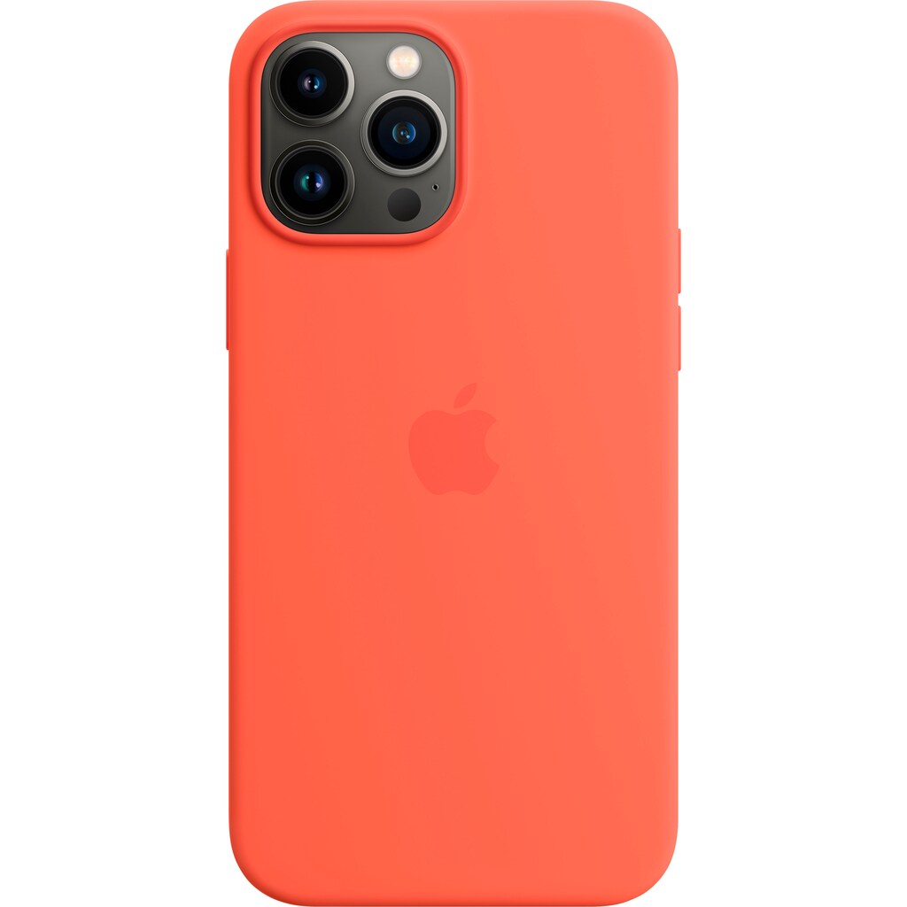 Apple Handyhülle »iPhone 13 Pro Max Silicone Case with MagSafe – Nectarine«, 17 cm (6,7 Zoll)