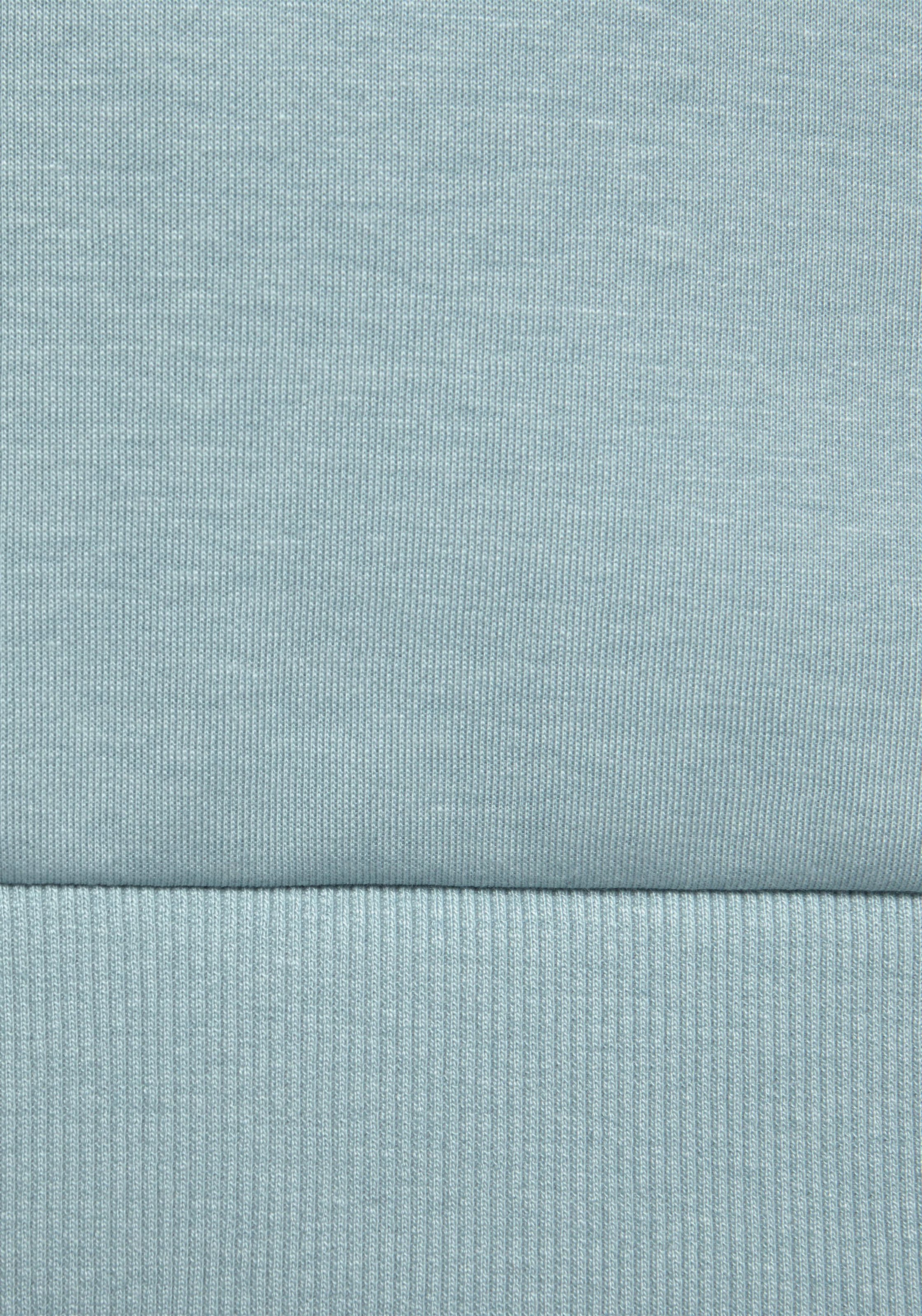 Bench. Loungewear Kapuzensweatshirt, mit Seitenstreifen und Kängurutasche, Loungewear