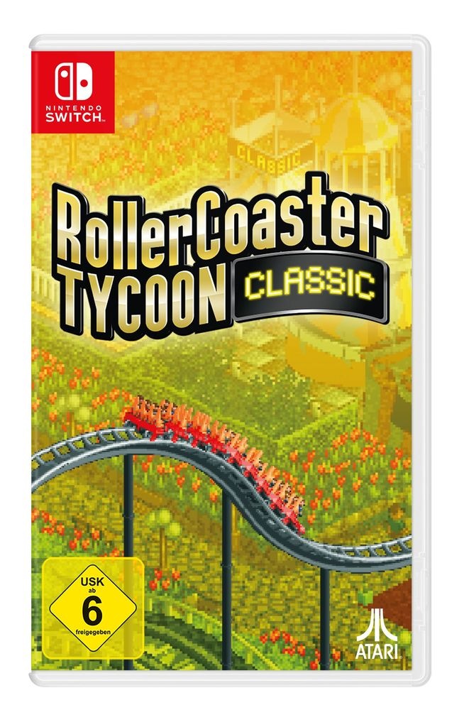ATARI Spielesoftware "RollerCoaster Tycoon Classic", Nintendo Switch, transparent, Spielesoftware