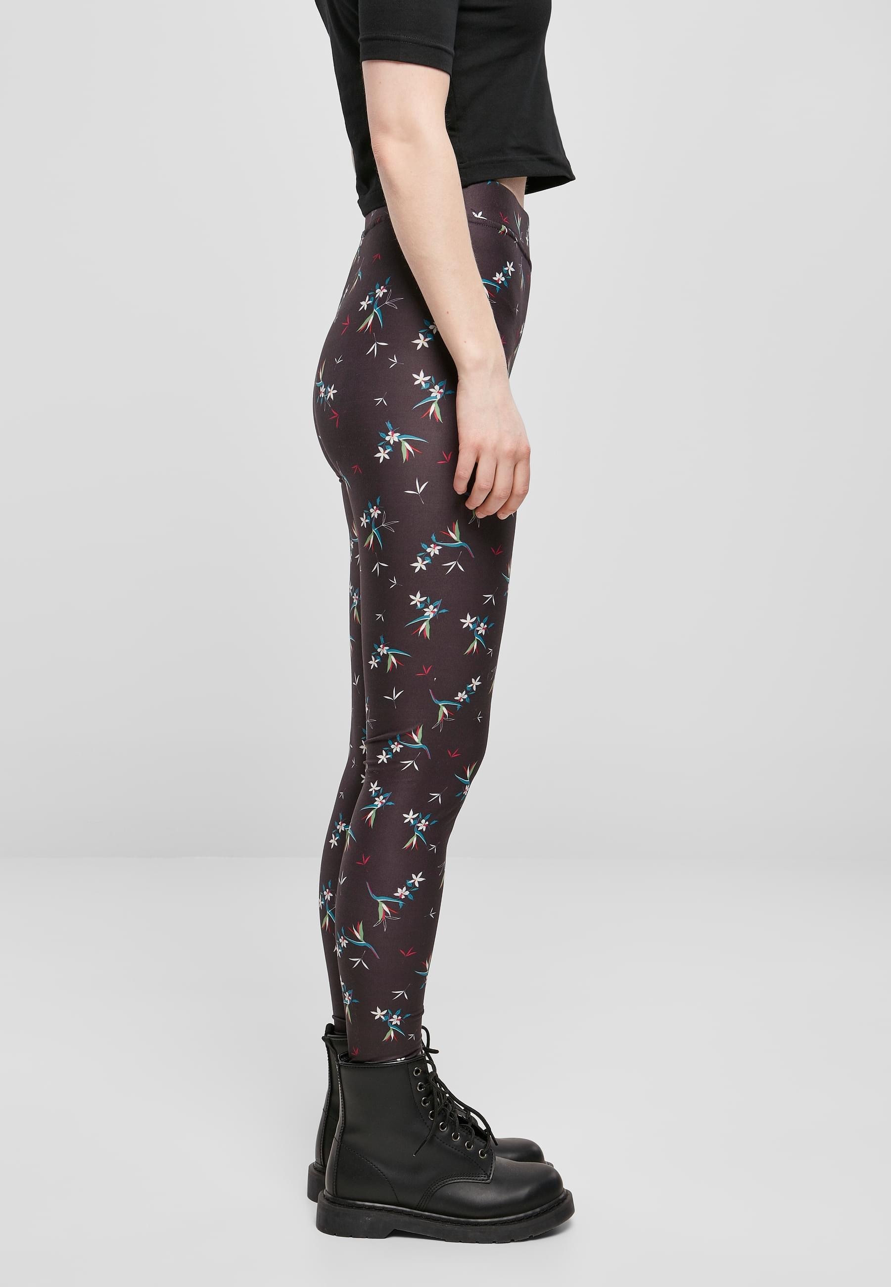 URBAN CLASSICS Leggings »Urban Classics Damen Ladies Soft AOP Leggings«, (1 tlg.)