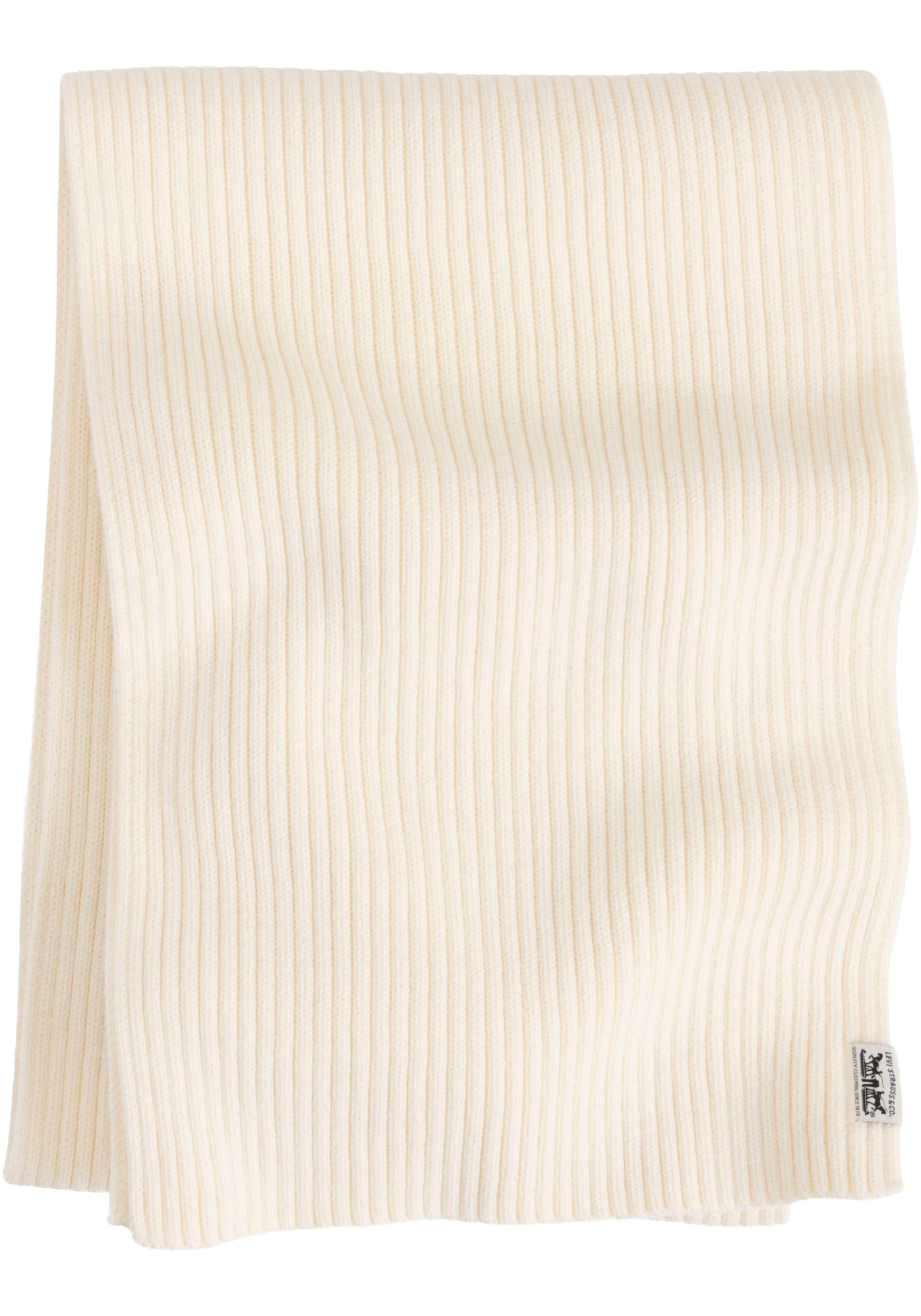 Levis Strickschal "SUNSET SCARF" cosy Rippstrickschal, Baumwolle, One size