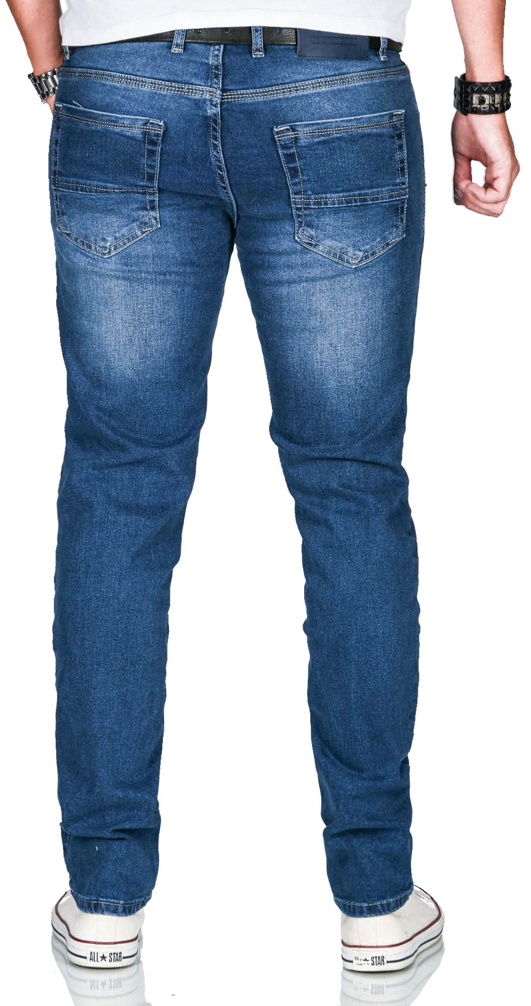 Alessandro Salvarini ASCatania Slim-fit Jeans Dark Blue 34W/36L 3