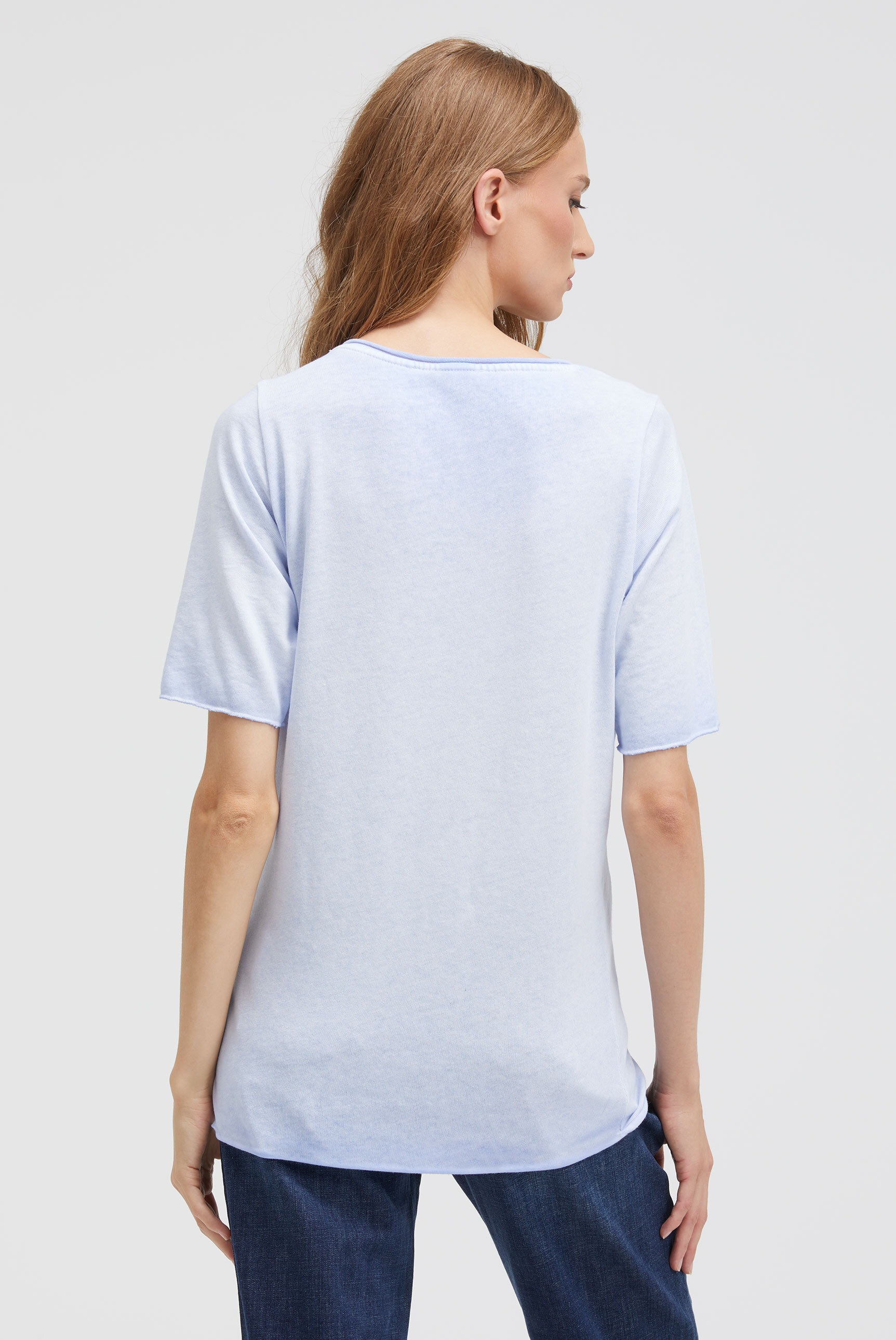 Smith & Soul Kurzarmpullover, aus Feinstrick